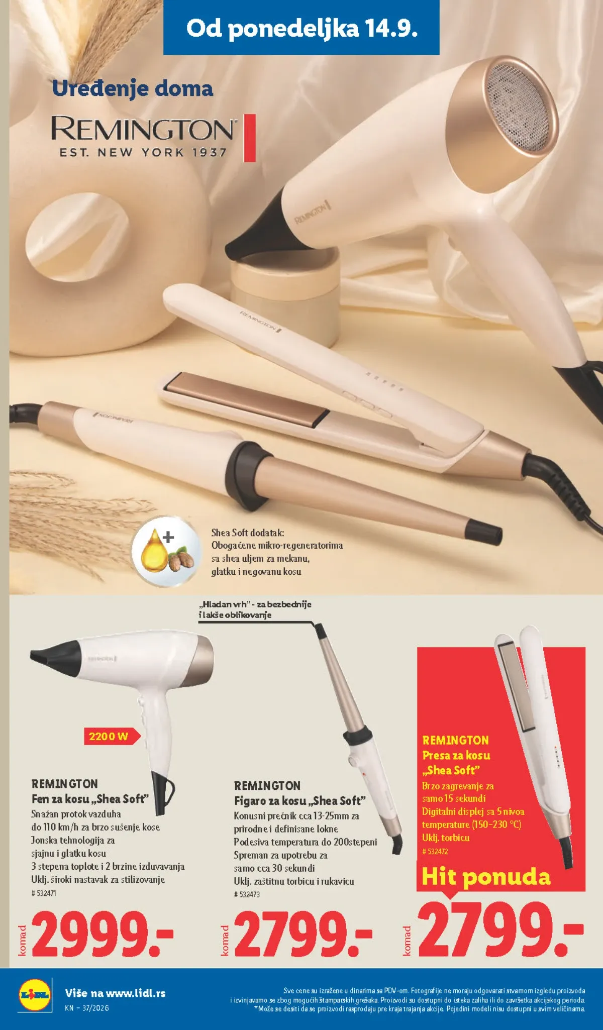 LIDL katalog od 10.09. do 16.09.2026. – strana 84 sa akcijskim cenama i ponudama