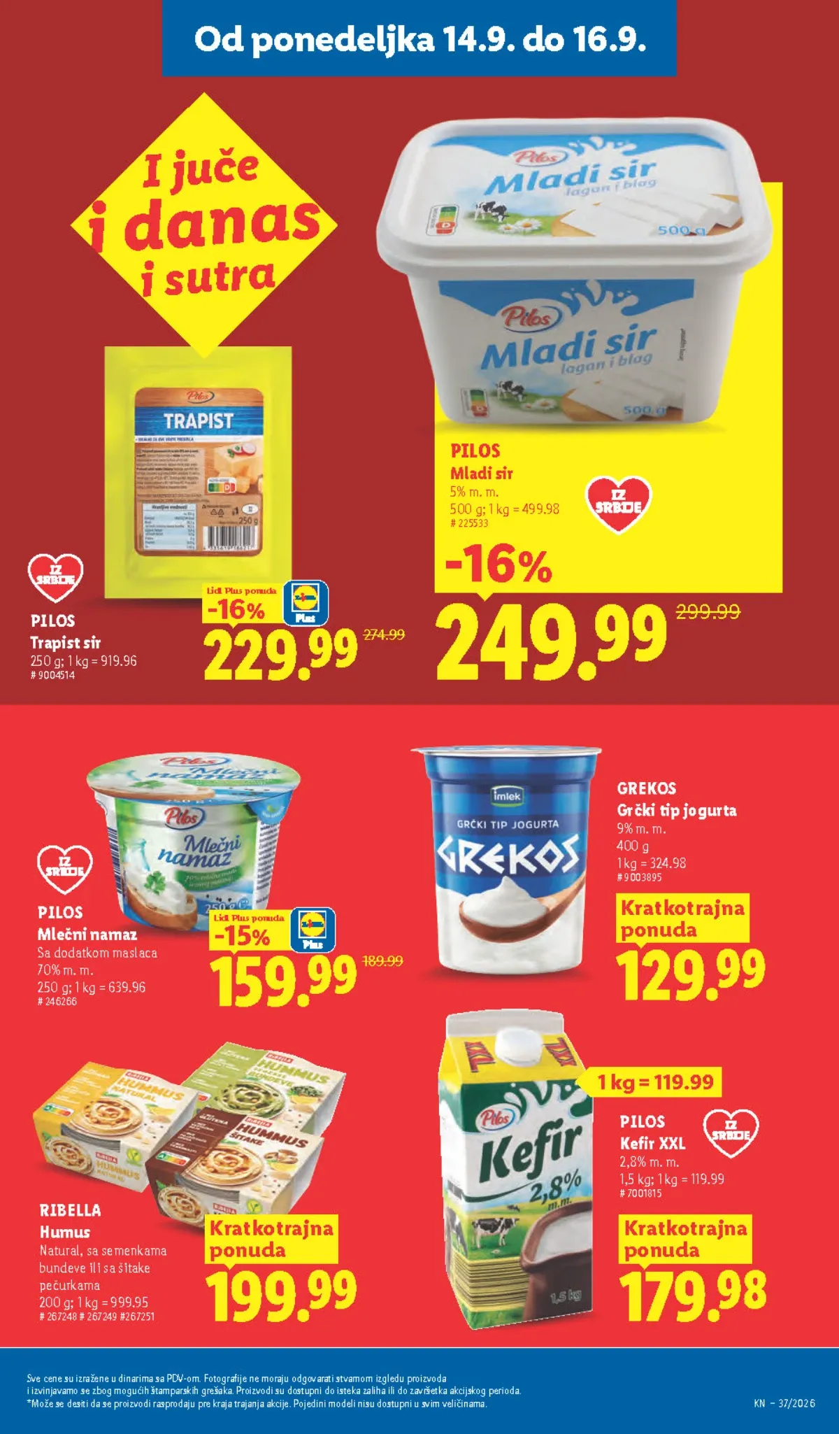 LIDL katalog od 10.09. do 16.09.2026. – strana 89 sa akcijskim cenama i ponudama