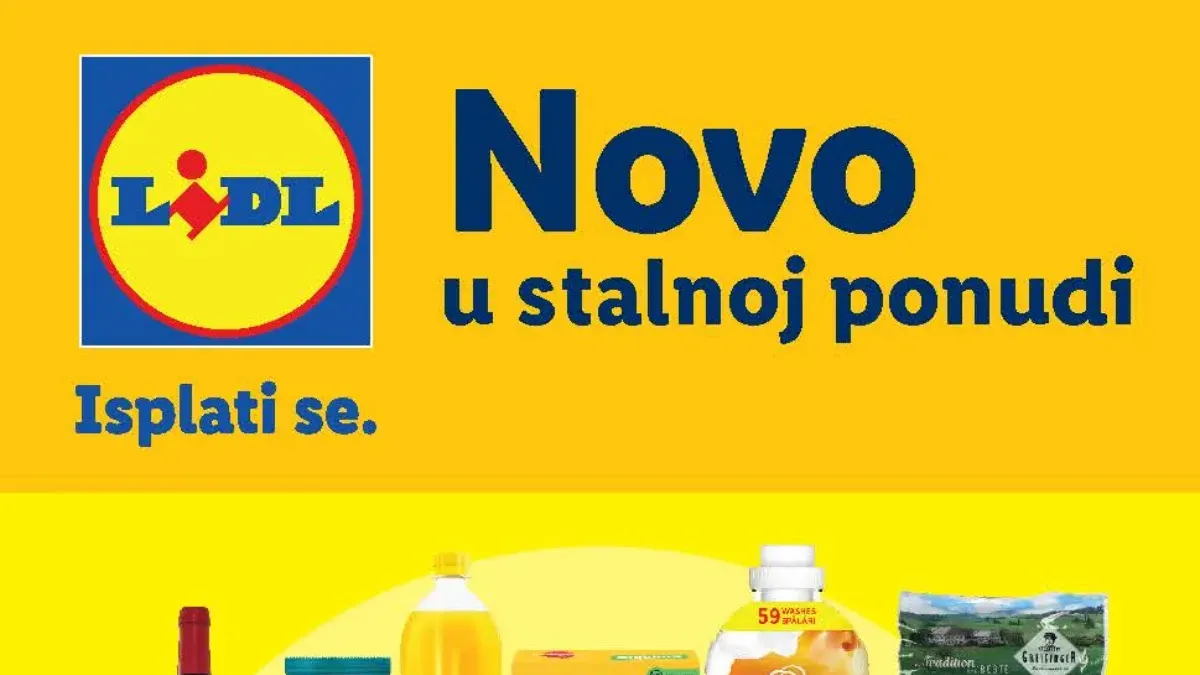 Lidl novo u stalnoj ponudi – više od 100 novih proizvoda iz kategorija mesa, pekare, mlečnih proizvoda, sladoleda, prehrane i proizvoda za domaćinstvo