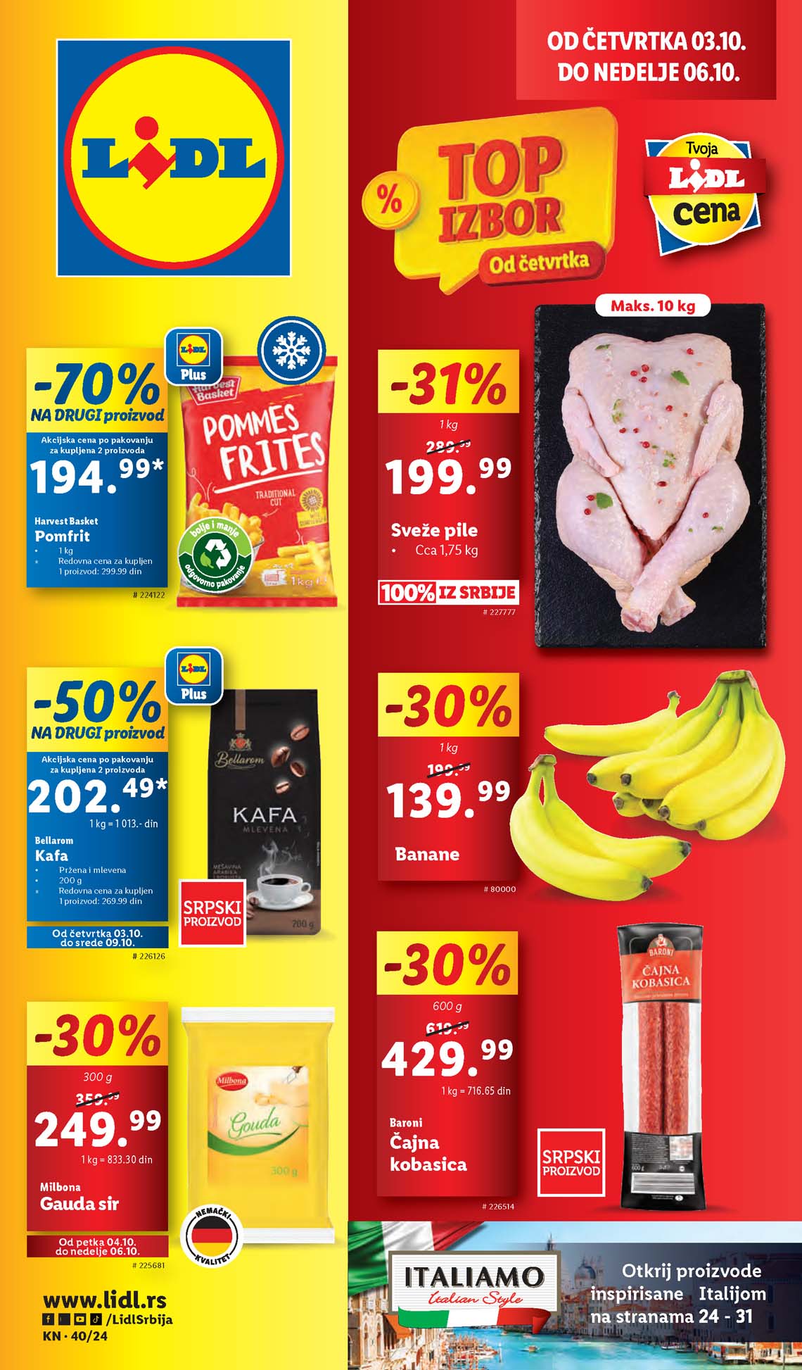 LIDL SNIZENJA KATALOG AKCIJA