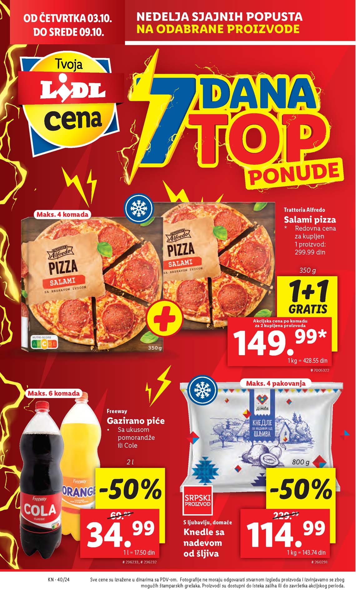 LIDL SNIZENJE SNIZENJA  KATALOG AKCIJA