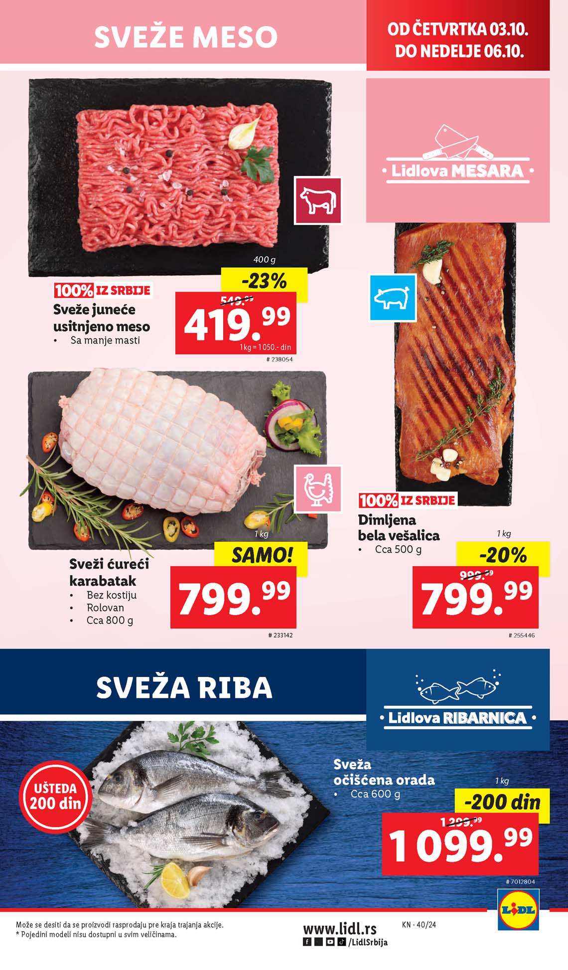 LIDL SNIZENJE SNIZENJA  KATALOG AKCIJA