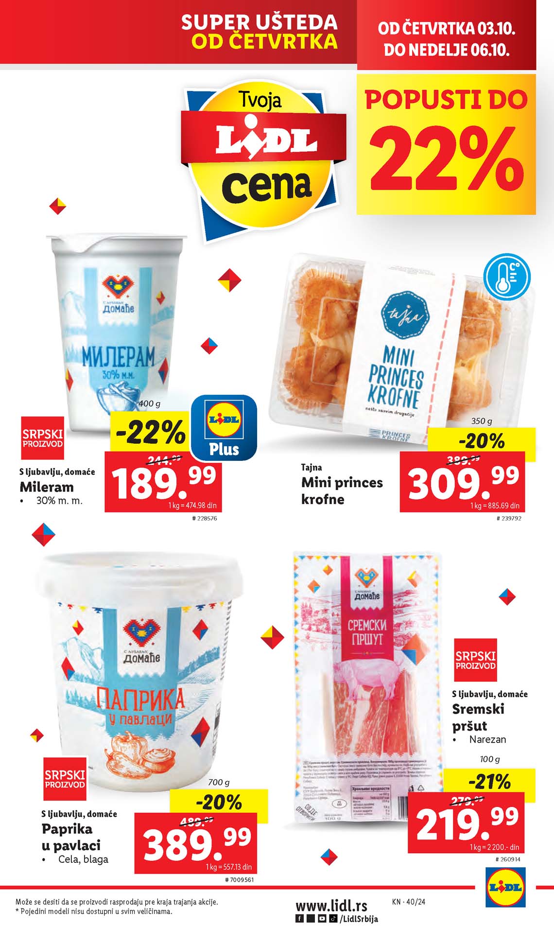 LIDL SNIZENJE SNIZENJA  KATALOG AKCIJA