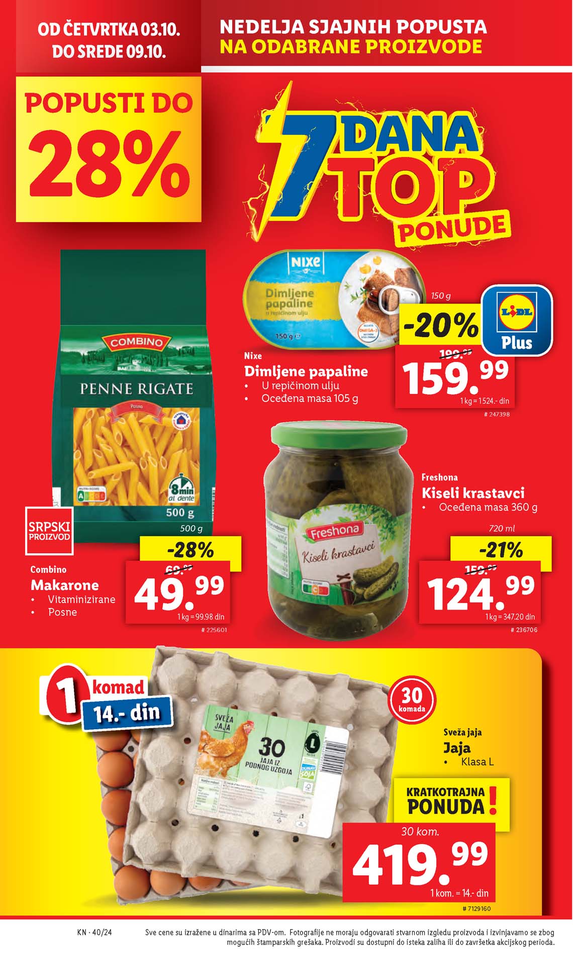 LIDL SNIZENJE SNIZENJA  KATALOG AKCIJA