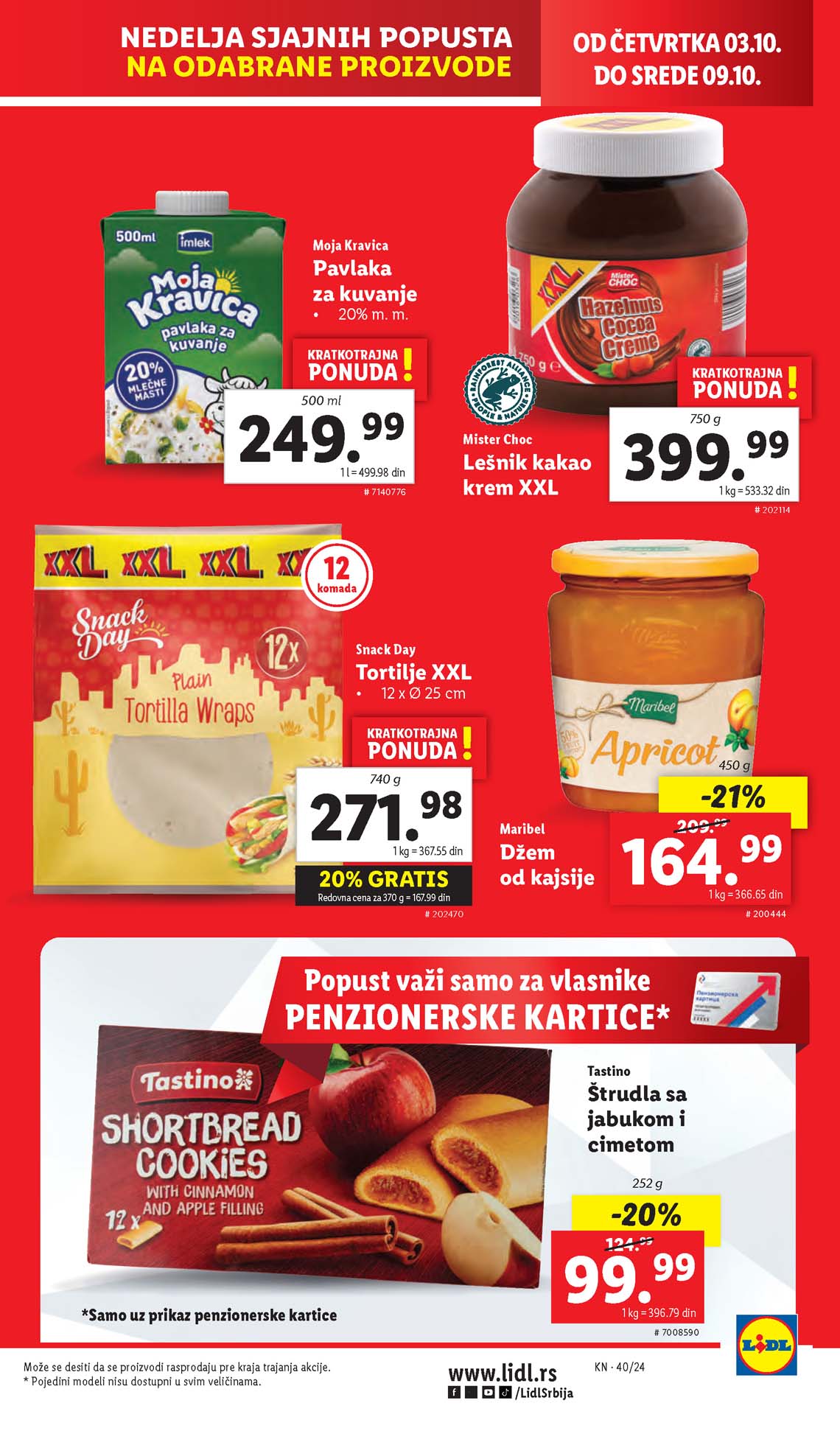 LIDL SNIZENJE SNIZENJA  KATALOG AKCIJA