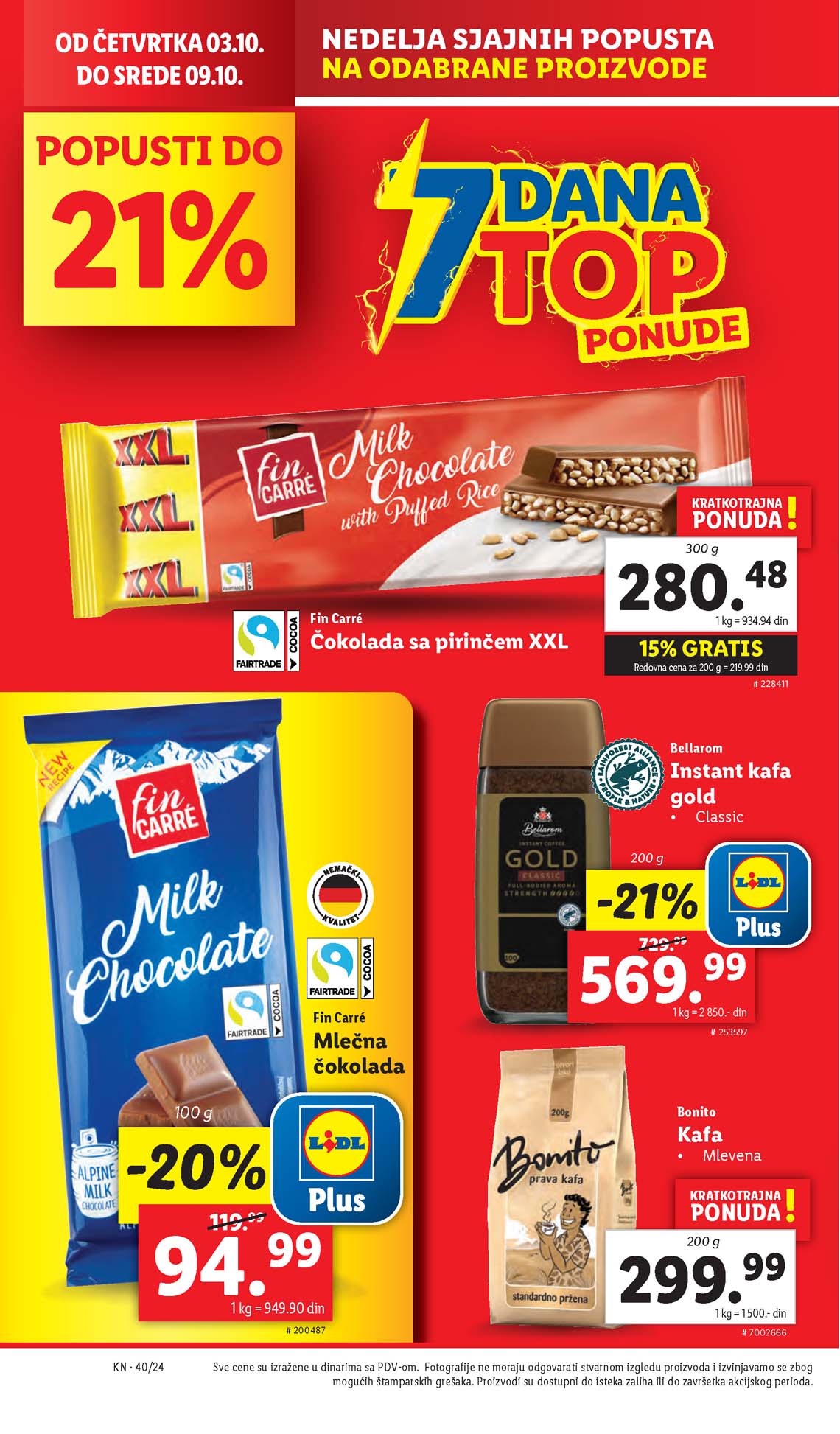 LIDL SNIZENJE SNIZENJA  KATALOG AKCIJA