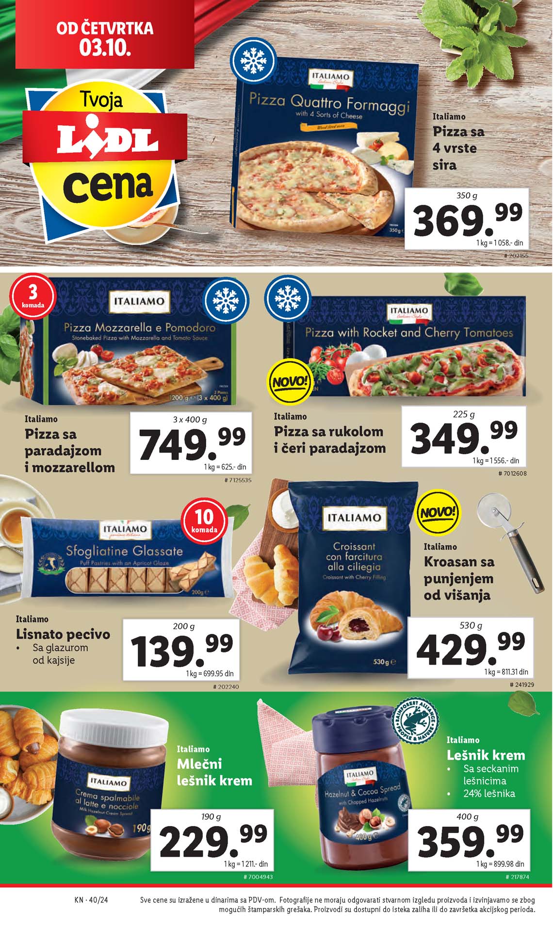 LIDL SNIZENJE SNIZENJA  KATALOG AKCIJA