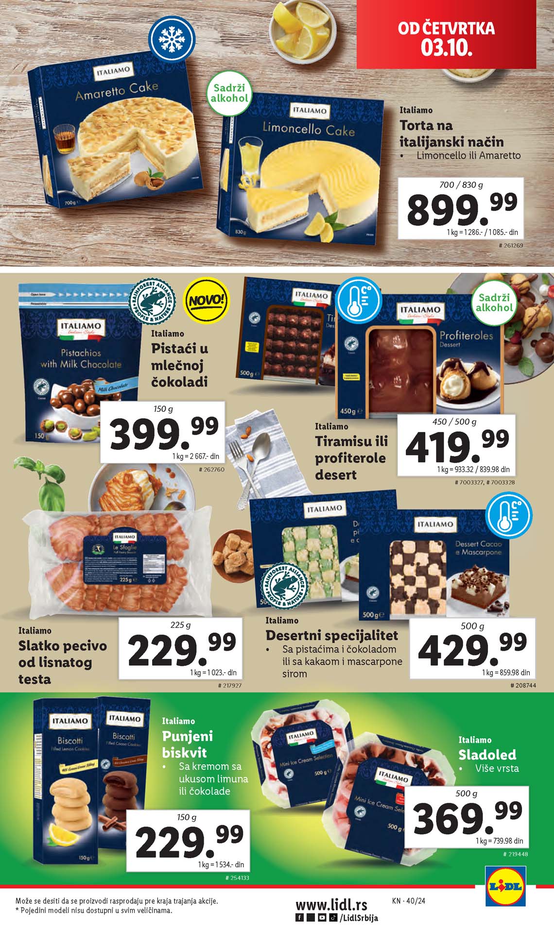 LIDL SNIZENJE SNIZENJA  KATALOG AKCIJA