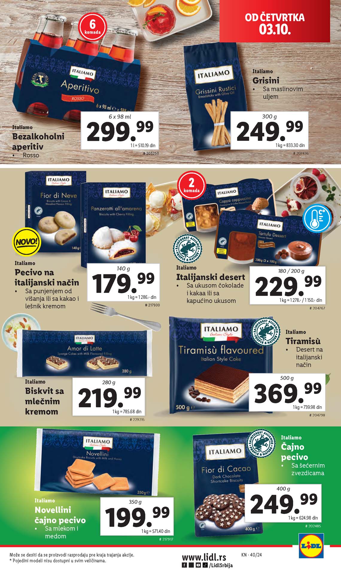 LIDL SNIZENJE SNIZENJA  KATALOG AKCIJA