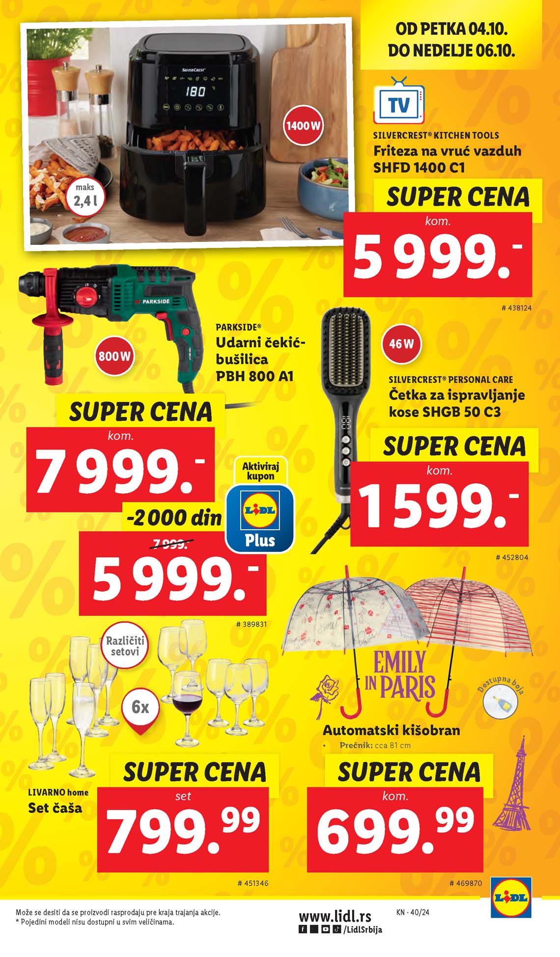 LIDL SNIZENJE SNIZENJA  KATALOG AKCIJA