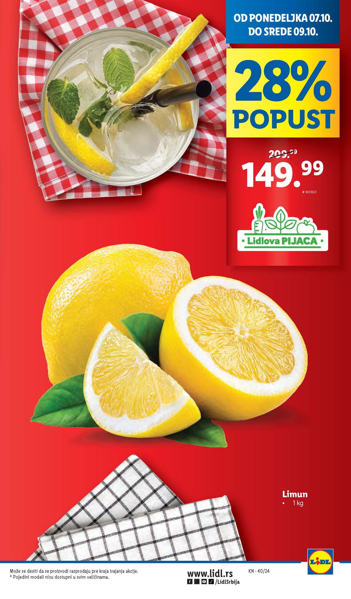 LIDL SNIZENJE SNIZENJA  KATALOG AKCIJA