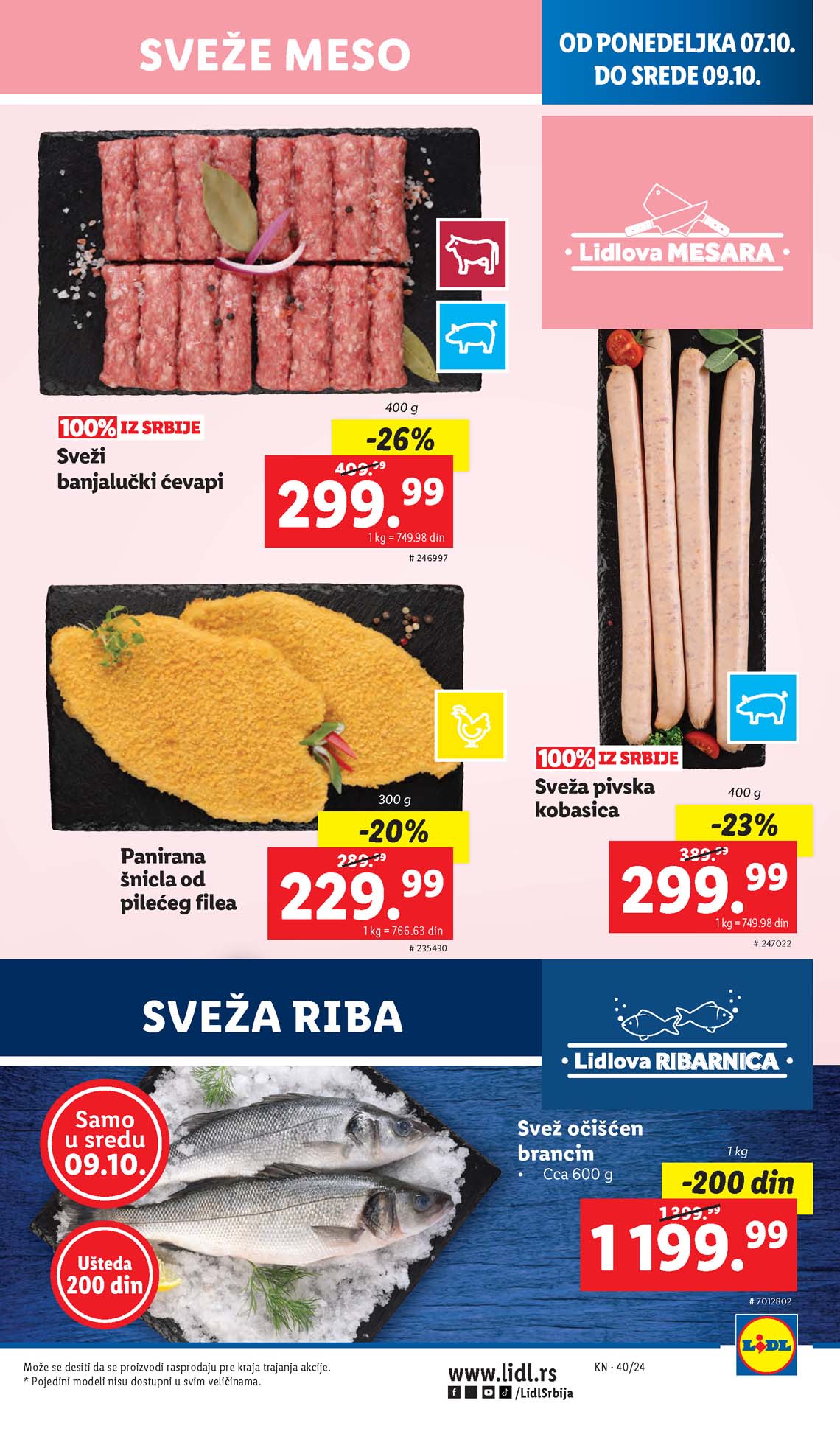 LIDL SNIZENJE SNIZENJA  KATALOG AKCIJA