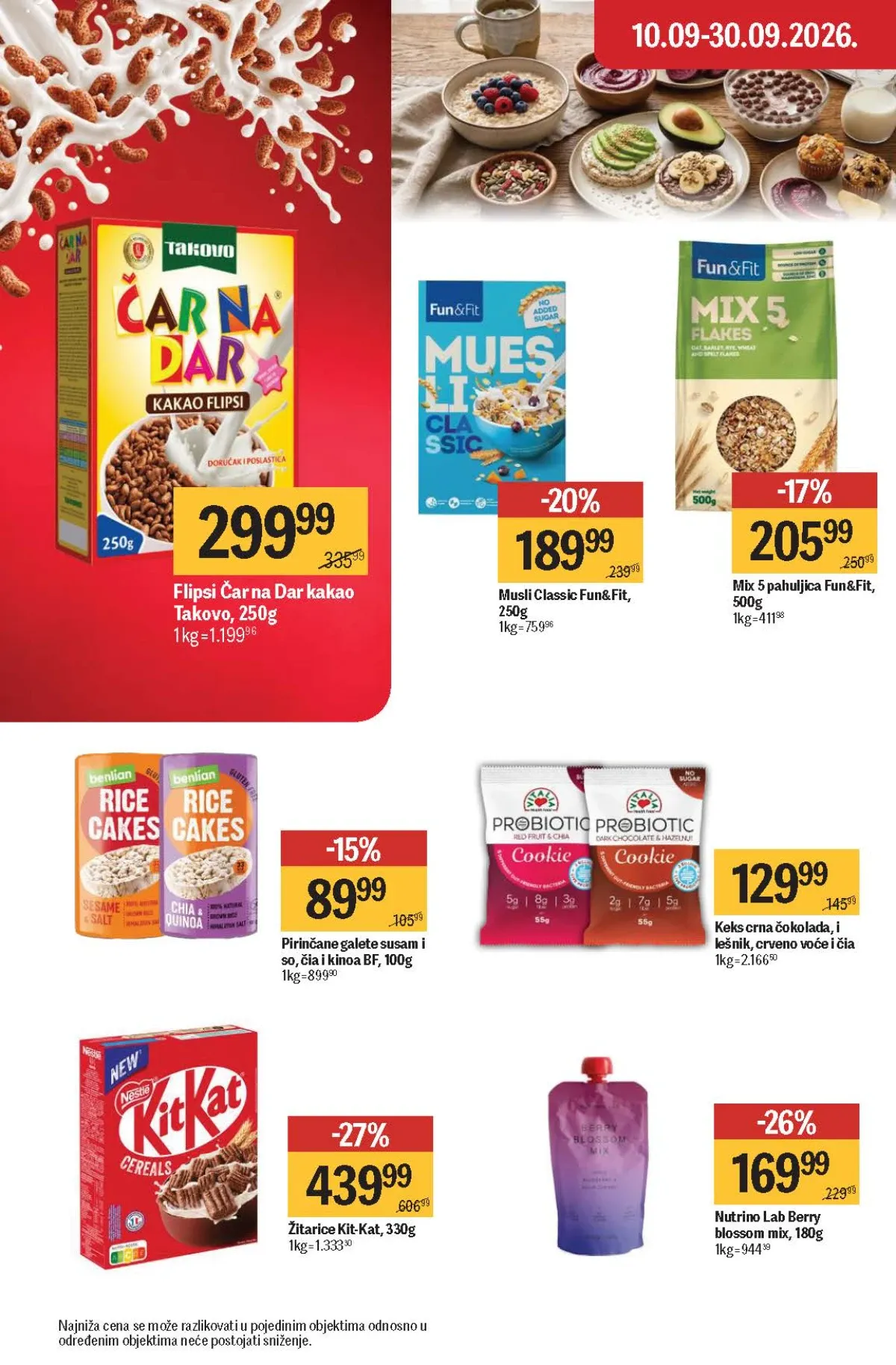 Maxi katalog – pahuljice, musli, keks i žitarice