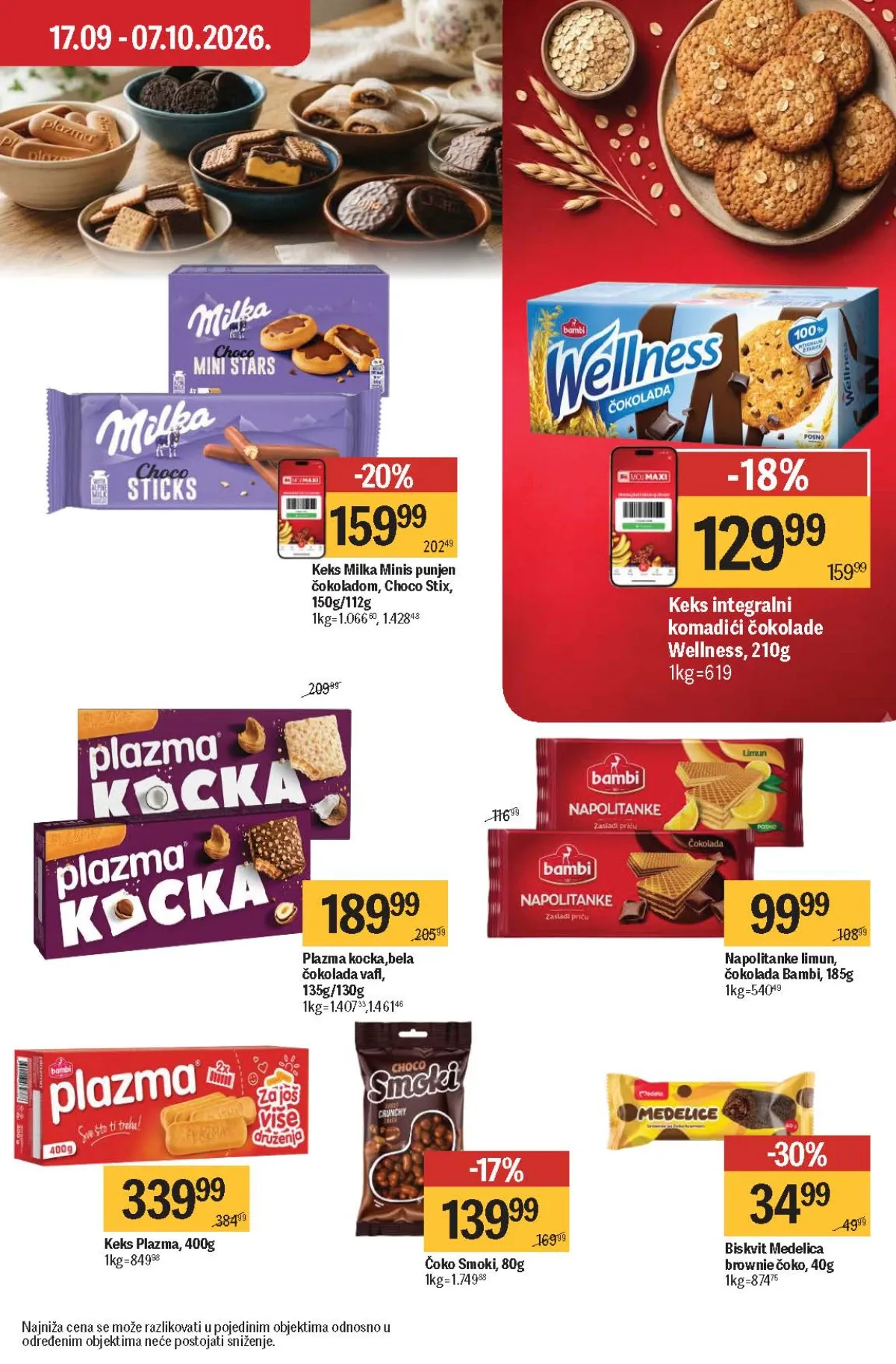 Maxi katalog – Milka, Wellness, Plazma, Medelica i Čoko Smoki