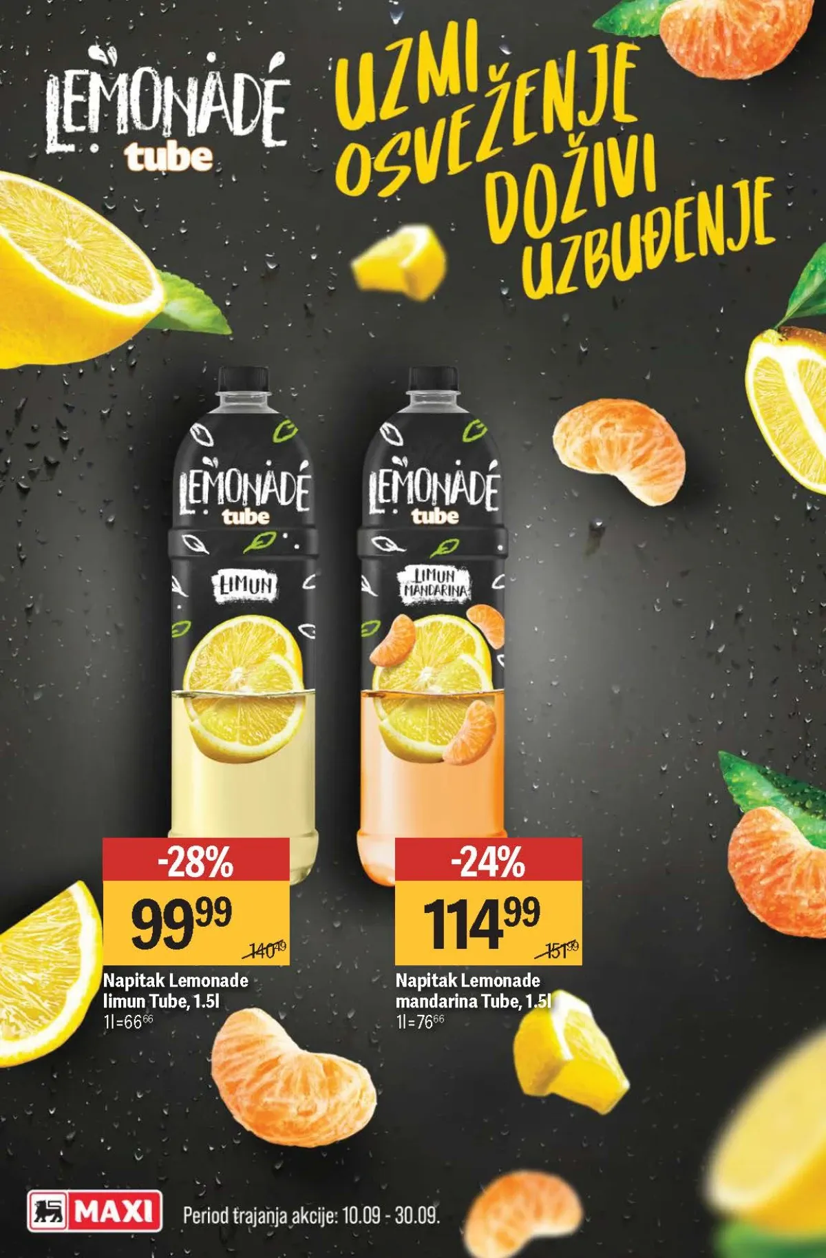 Maxi katalog – Tube Lemonade napici od limuna i mandarine
