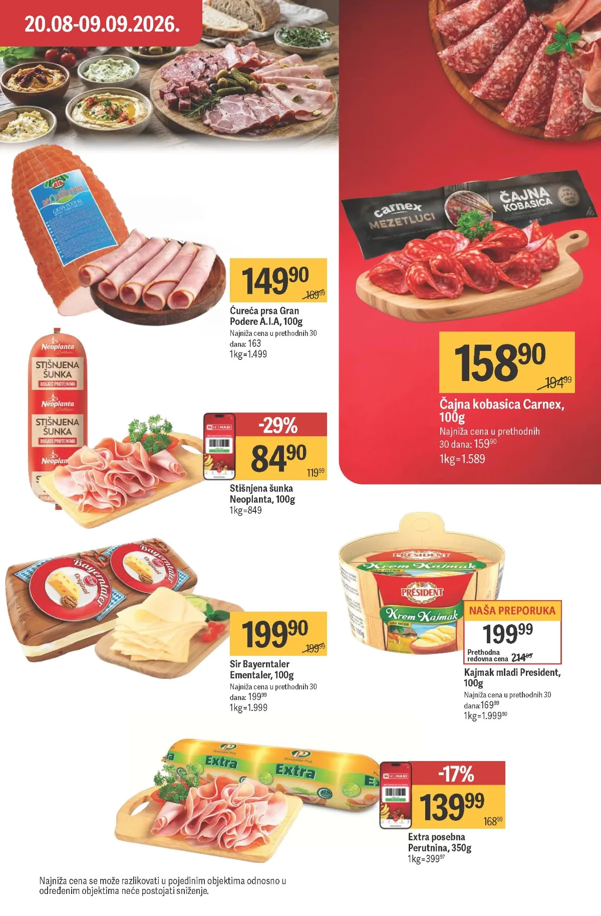 Maxi katalog – ćureća prsa Gran Podere i Neoplanta stišnjena šunka