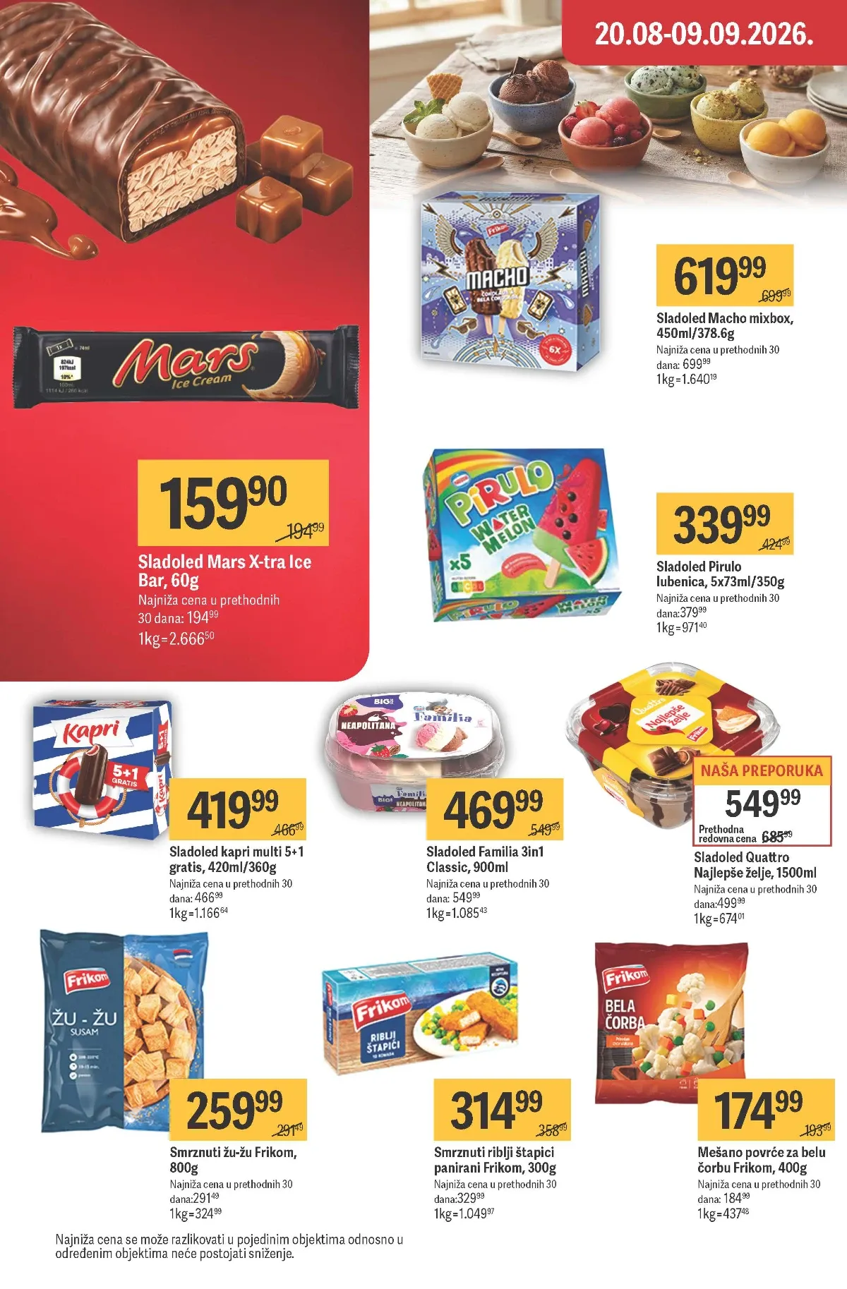 Maxi katalog – Macho Mixbox i Pirulo lubenica sladoledi