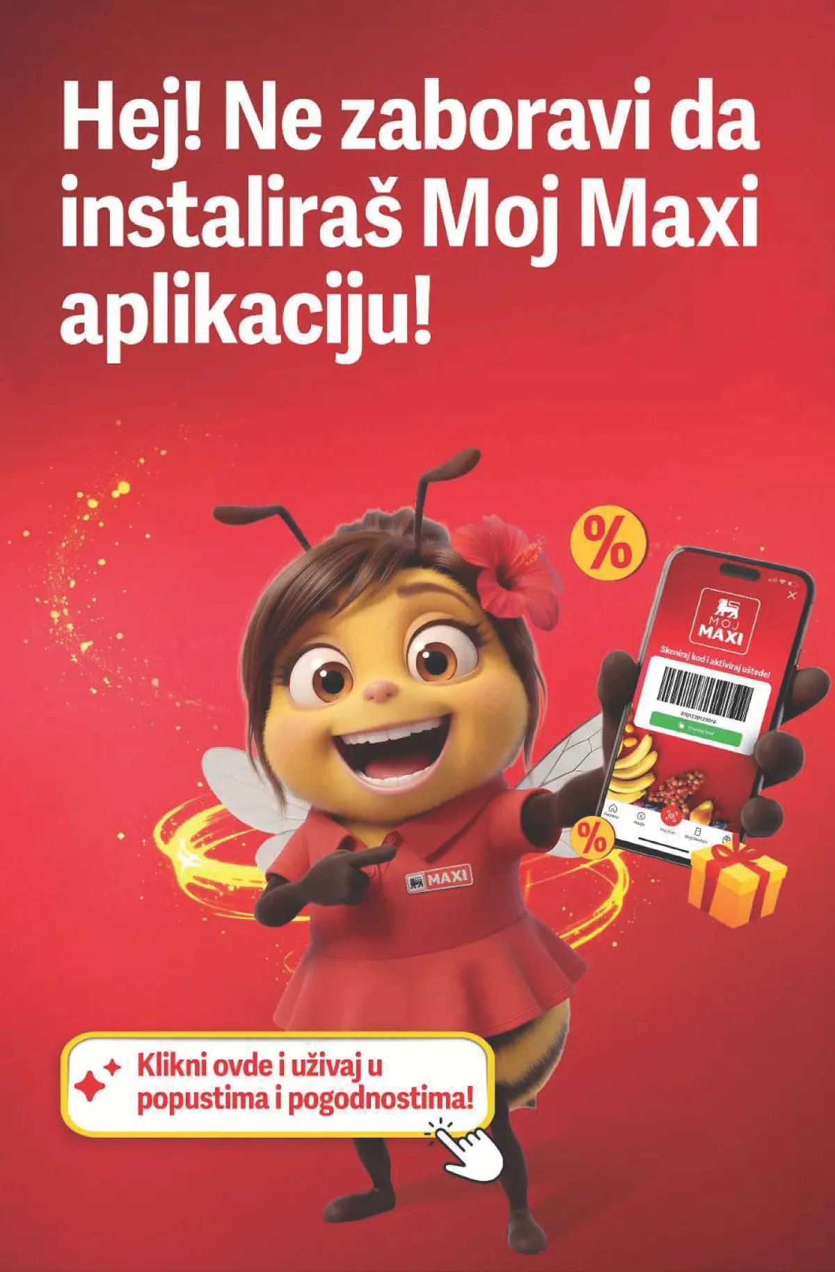 Maxi katalog – pogodnosti i nalepnice u Moj Maxi aplikaciji