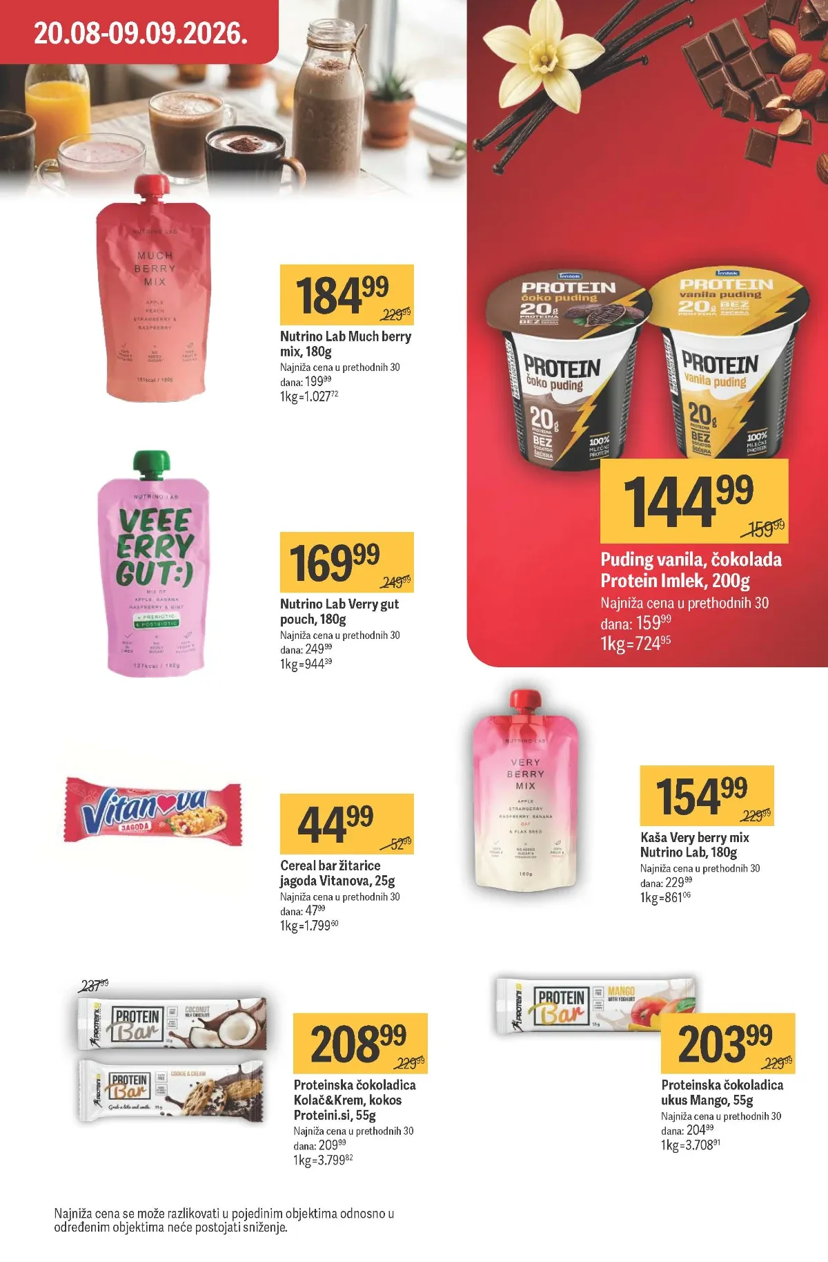 Maxi katalog – Nutrino Lab kaša i Imlek proteinski puding