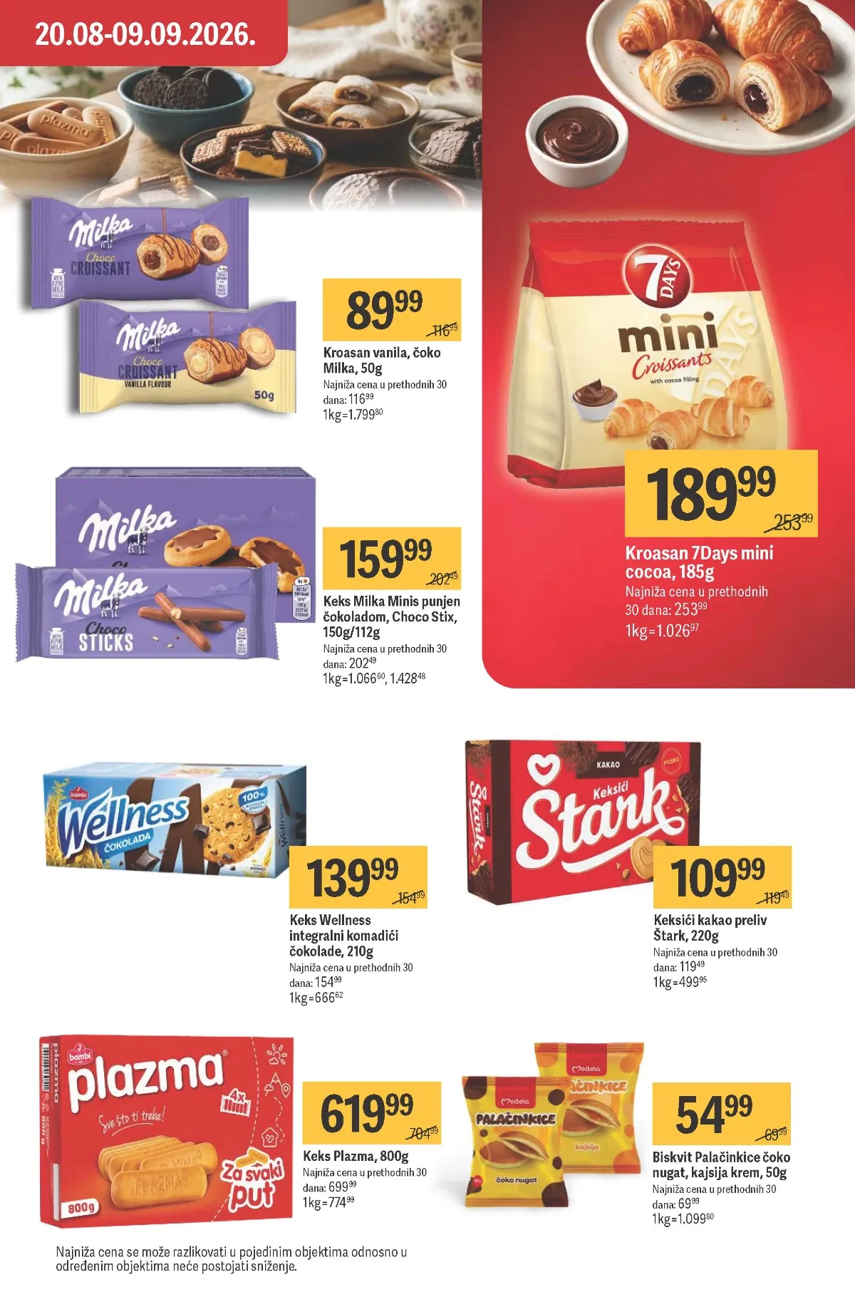 Maxi katalog – Milka kroasan i Plazma keks