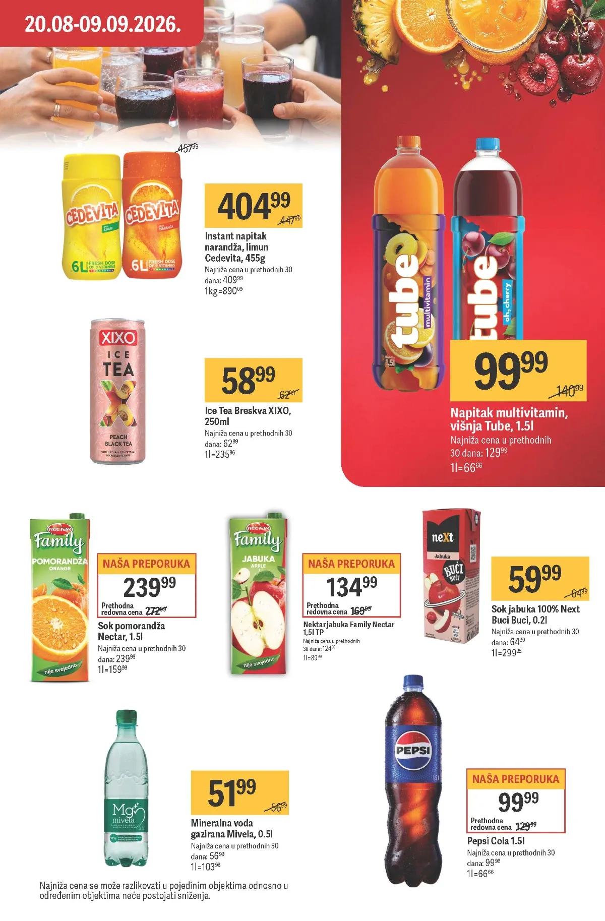 Maxi katalog – Cedevita instant napitak i Pepsi Cola