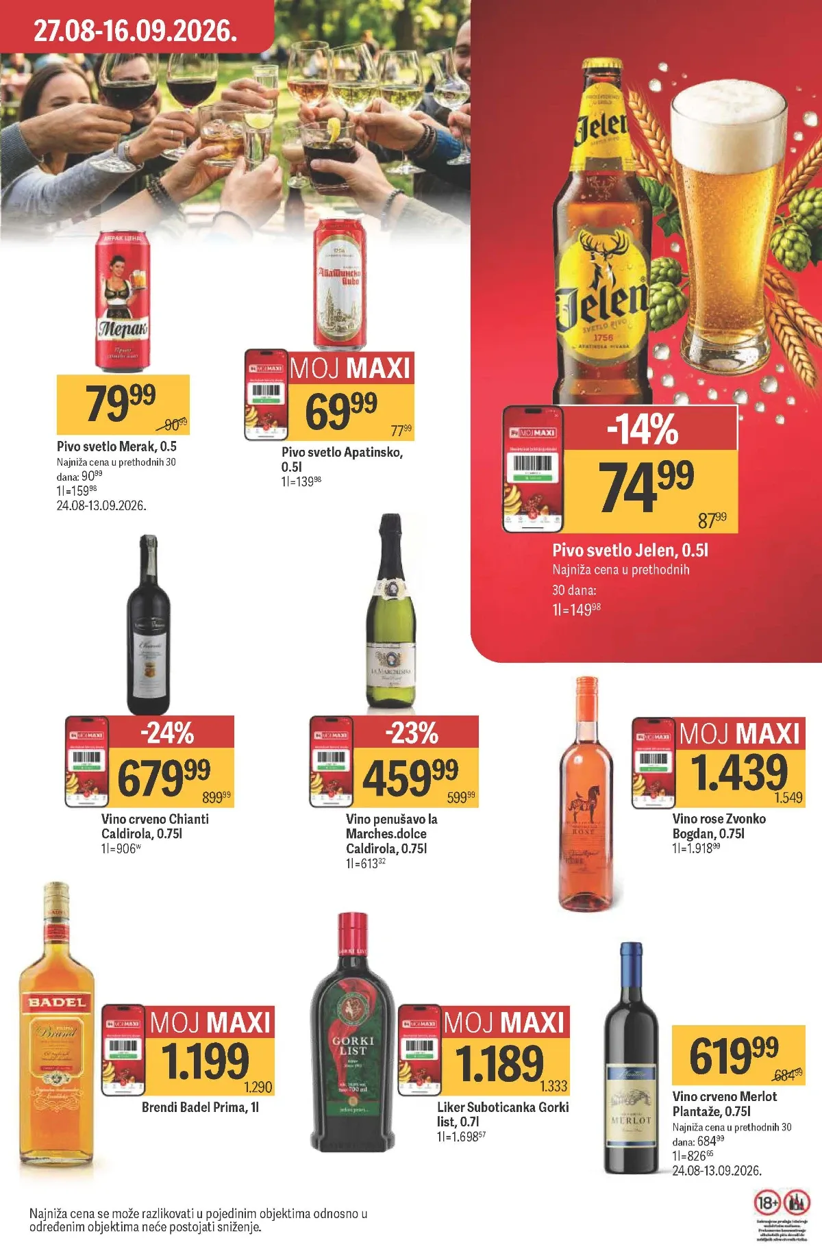 Maxi katalog – Merak pivo i Chianti vino