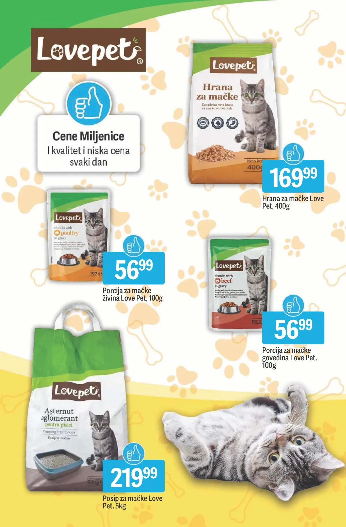 Maxi katalog – Love Pet hrana i posip za mačke