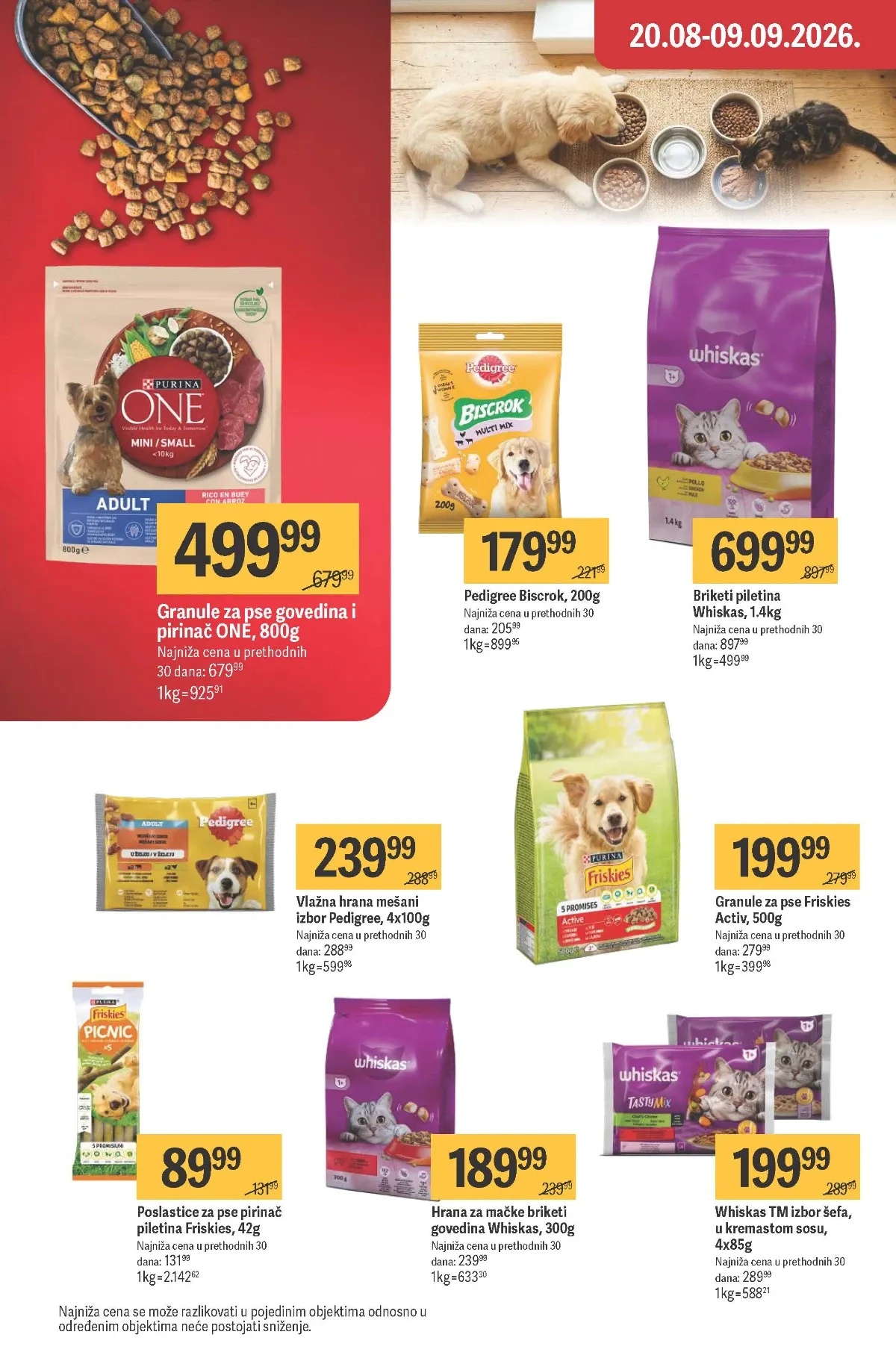 Maxi katalog – Pedigree hrana za pse i Whiskas hrana za mačke