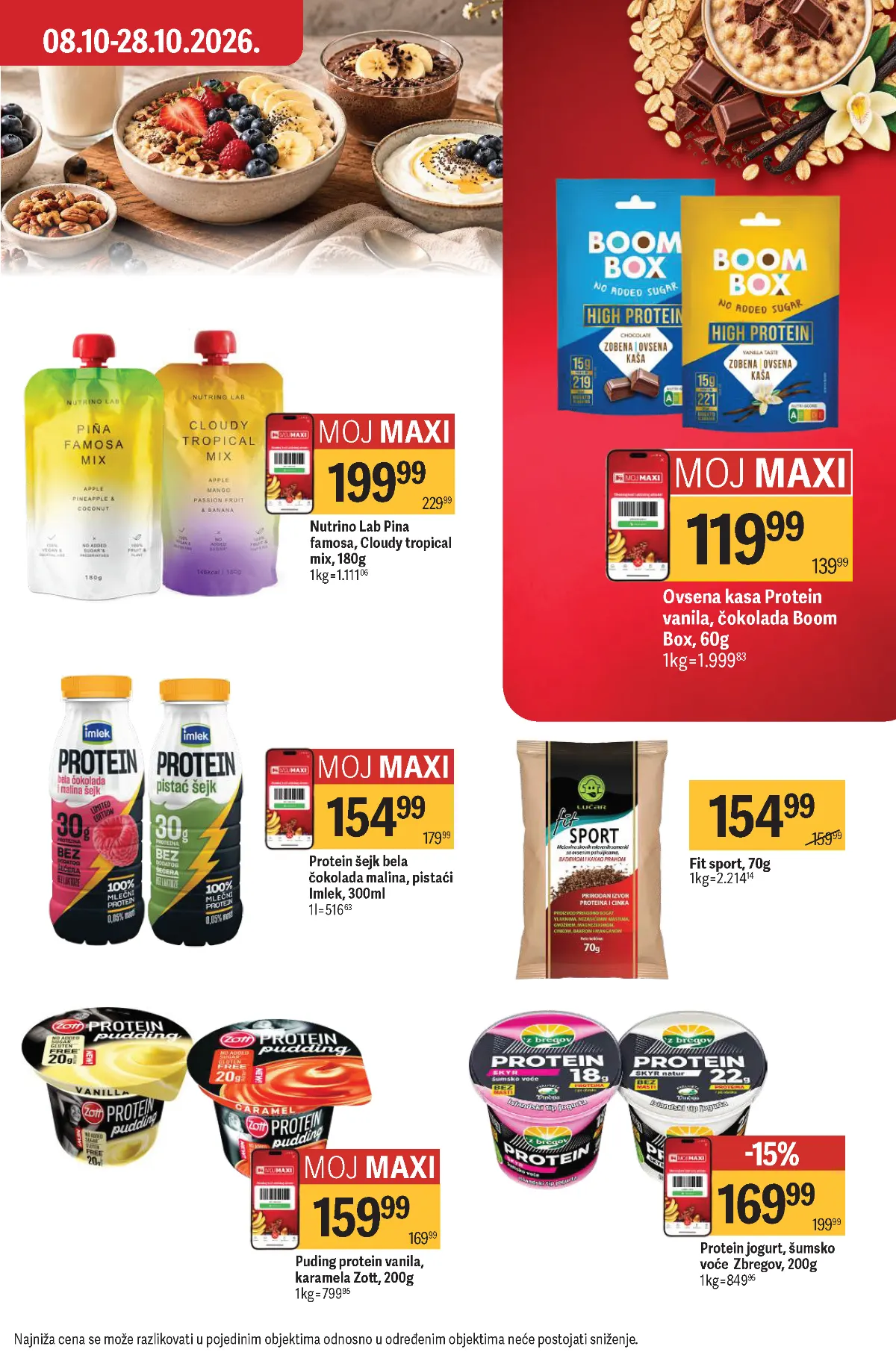 MAXI katalog – strana 36 MAXI katalog strana 36 – Nutrino Lab proteinski napici, ovsene kaše i pudinzi