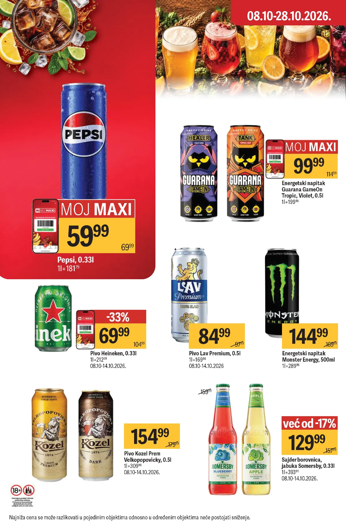 MAXI katalog – strana 48 MAXI katalog strana 48 – Heineken, Lav, Kozel i GameOn