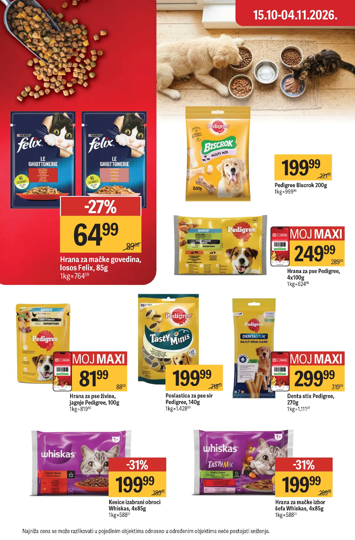 MAXI katalog – strana 56 MAXI katalog strana 56 – Pedigree hrana za pse i Felix hrana za mačke