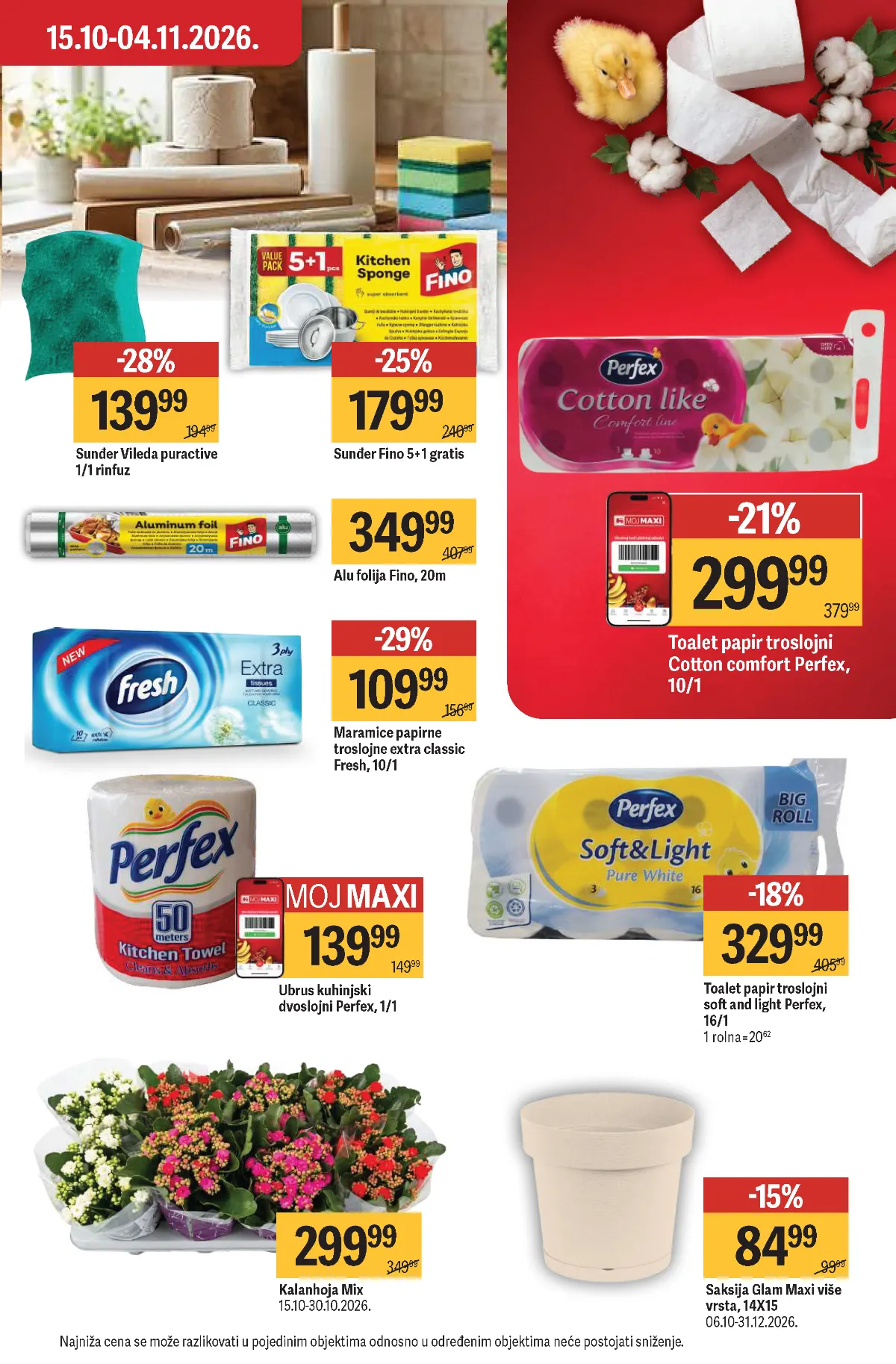 MAXI katalog – strana 57 MAXI katalog strana 57 – Vileda i Fino sunđeri, alu folija i kućne potrepštine