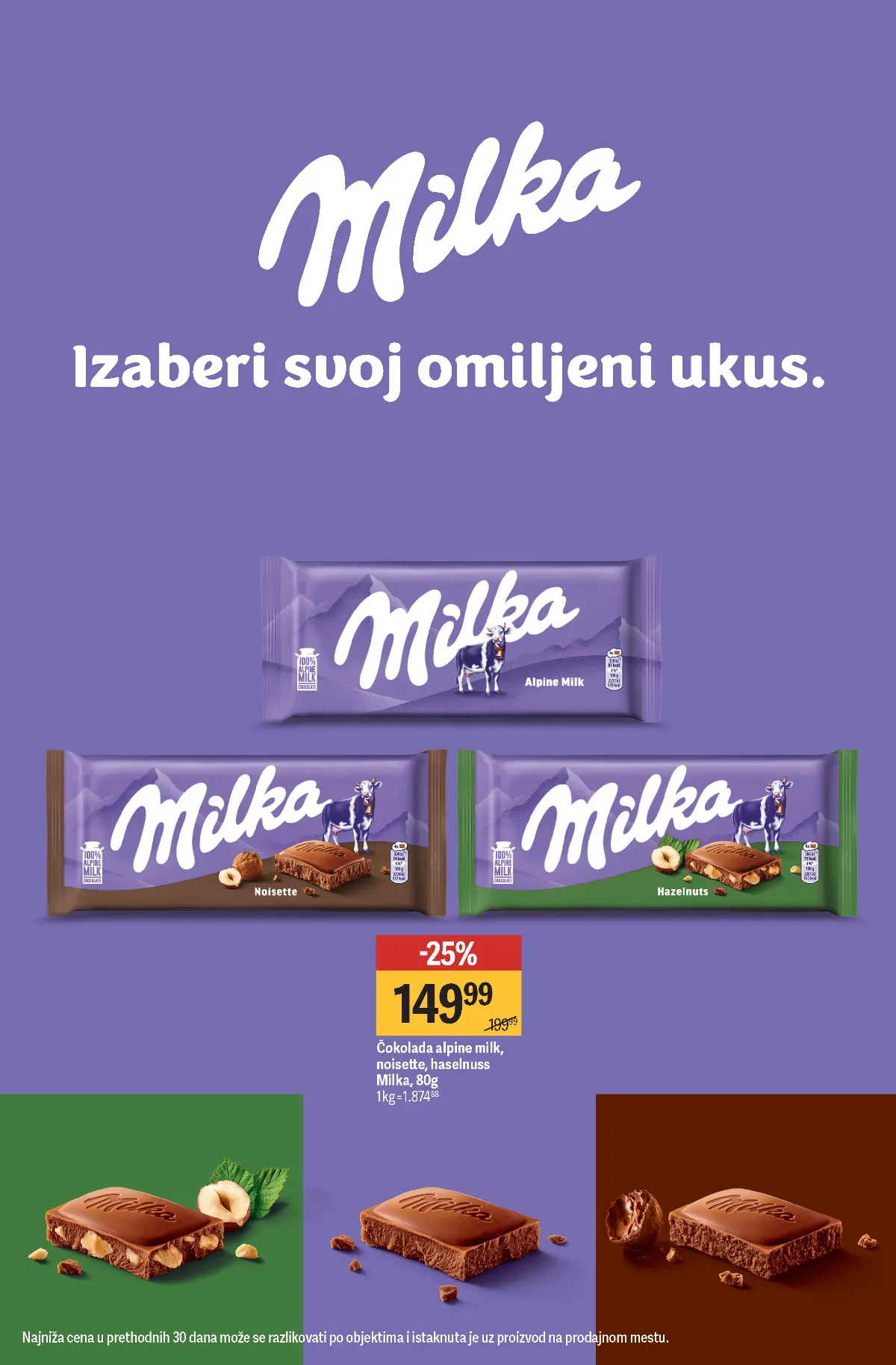 Maxi katalog strana 6 – Milka Alpine Milk, Noisette i Haselnuss, 80 g, za 149,99 RSD
