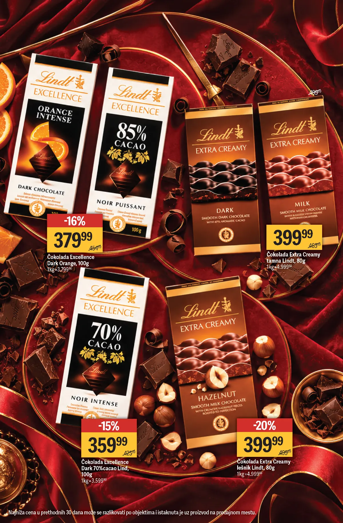 Maxi katalog strana 16 – Lindt Excellence i Extra Creamy čokolade