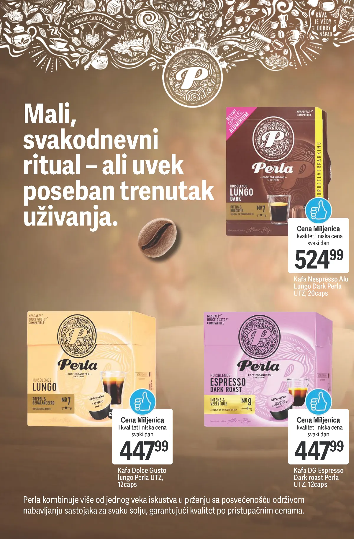 MAXI katalog, strana 2 – Perla kapsule za kafu Lungo Dark i Dolce Gusto