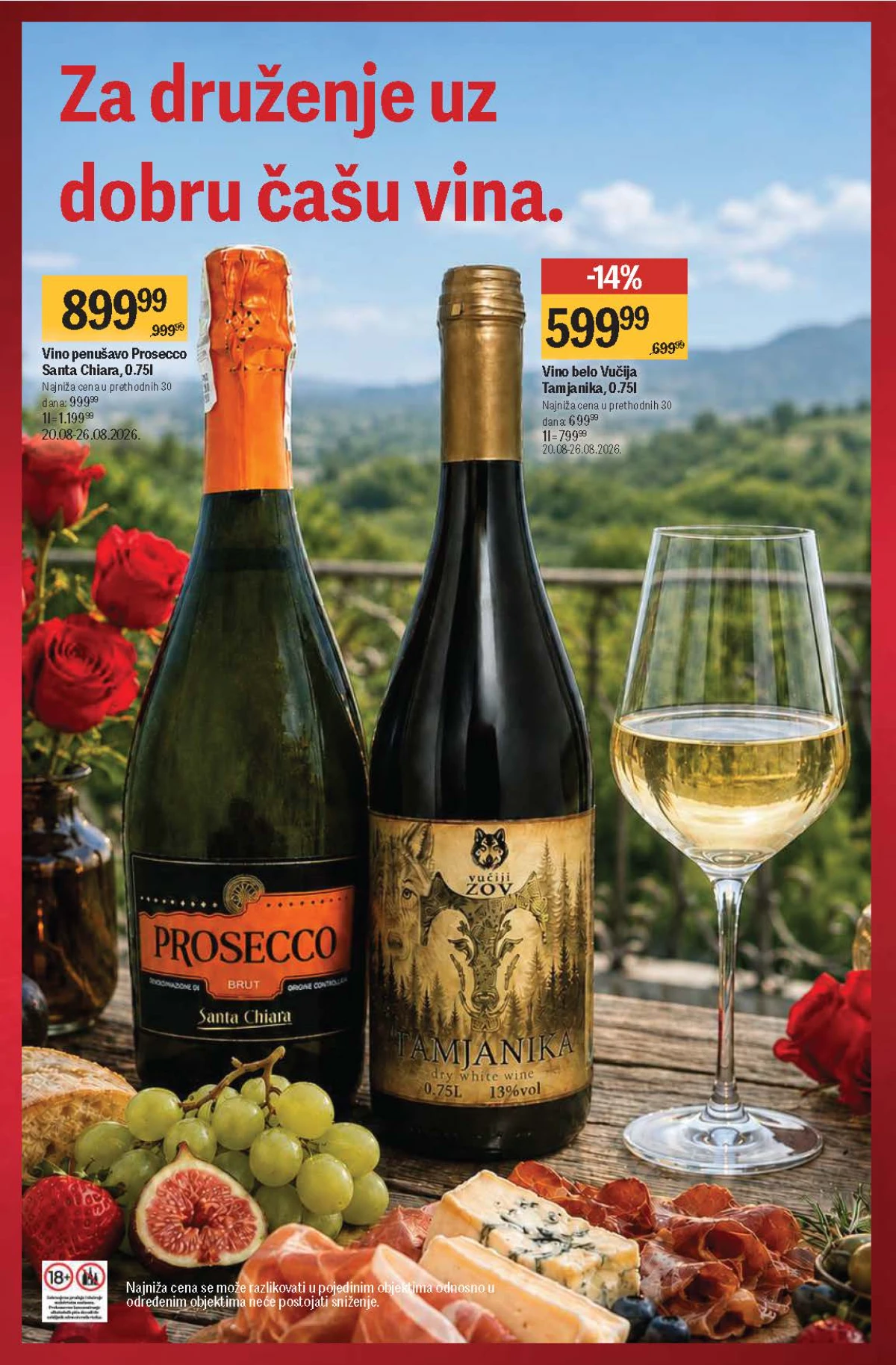 Maxi katalog – Prosecco Santa Chiara i Vučija Tamjanika Maxi katalog do 09.09.2026. – Prosecco Santa Chiara i Vučija Tamjanika