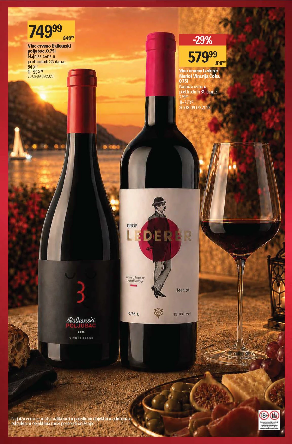 Maxi katalog – Balkanski poljubac i Lederer Merlot Maxi katalog do 09.09.2026. – vino Balkanski poljubac i Lederer Merlot