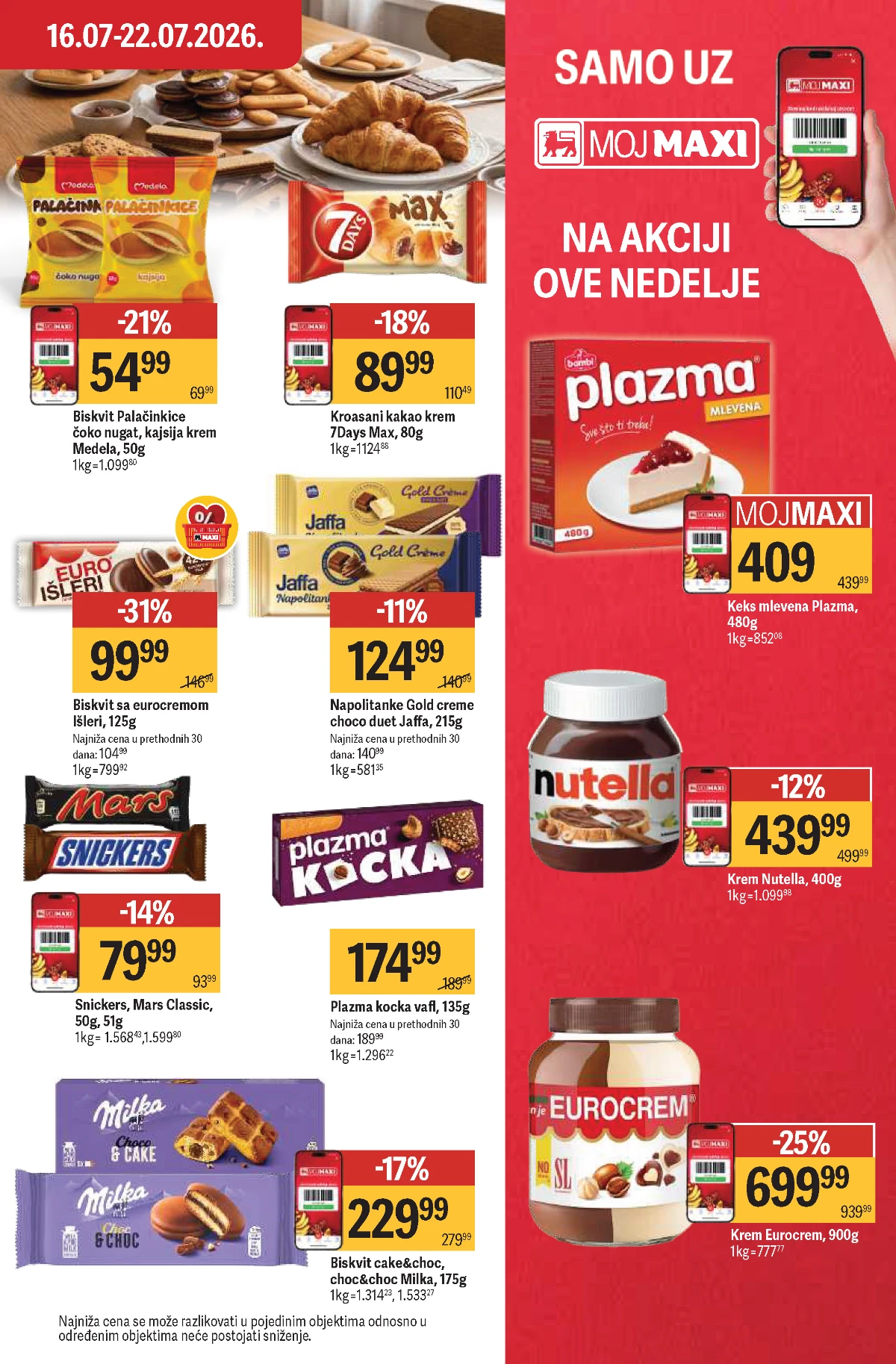 Maxi Mega ponuda 16.07. do 29.07.2026. – dodatne akcije i popusti