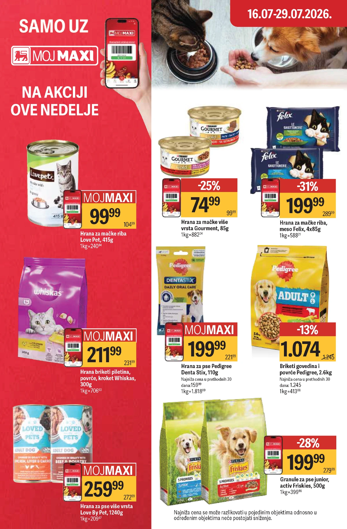 Maxi Mega ponuda 16.07. do 29.07.2026. – akcijske ponude za celu porodicu