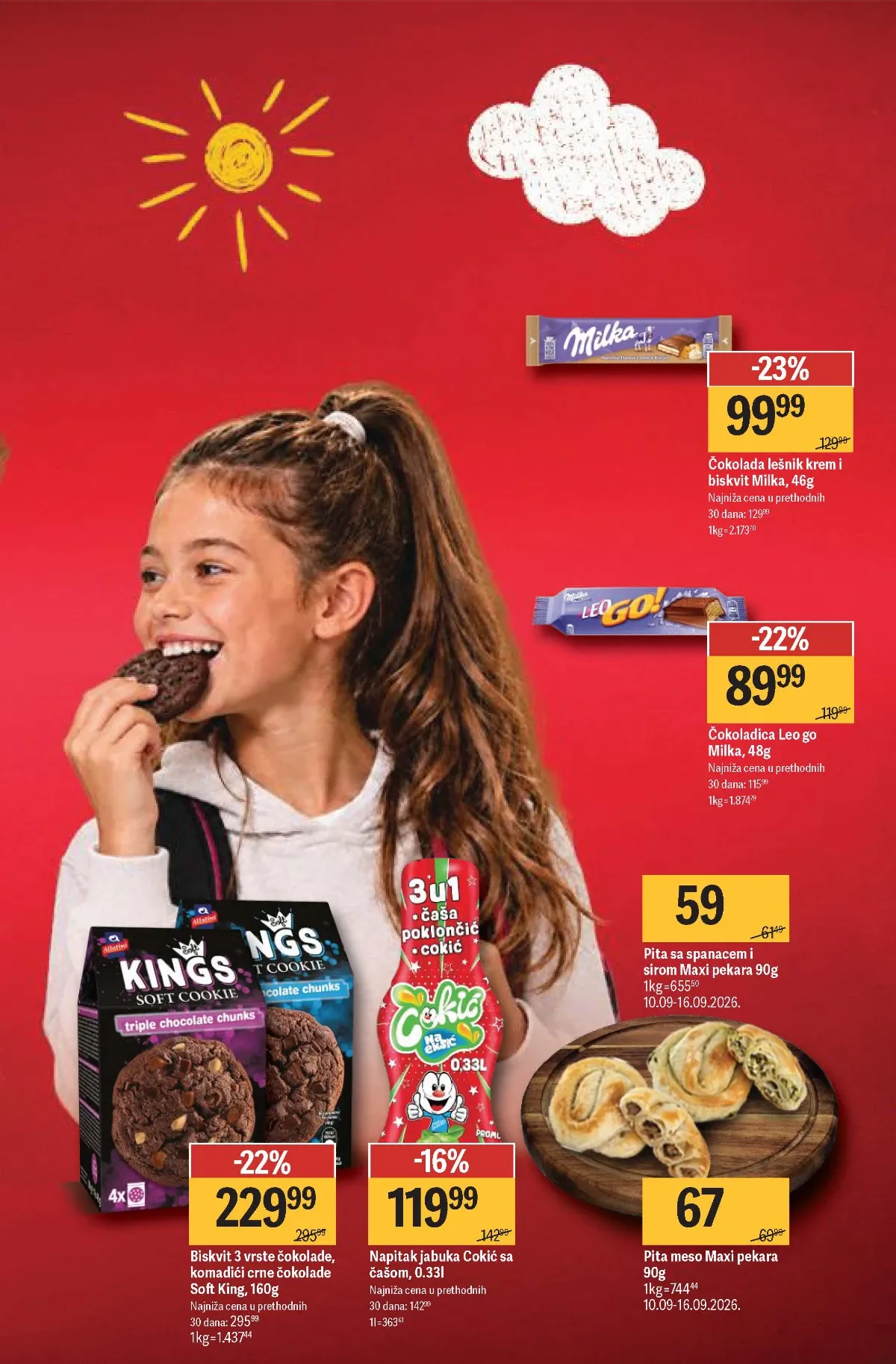 Maxi katalog – Milka čokolade, keks i proizvodi iz pekare