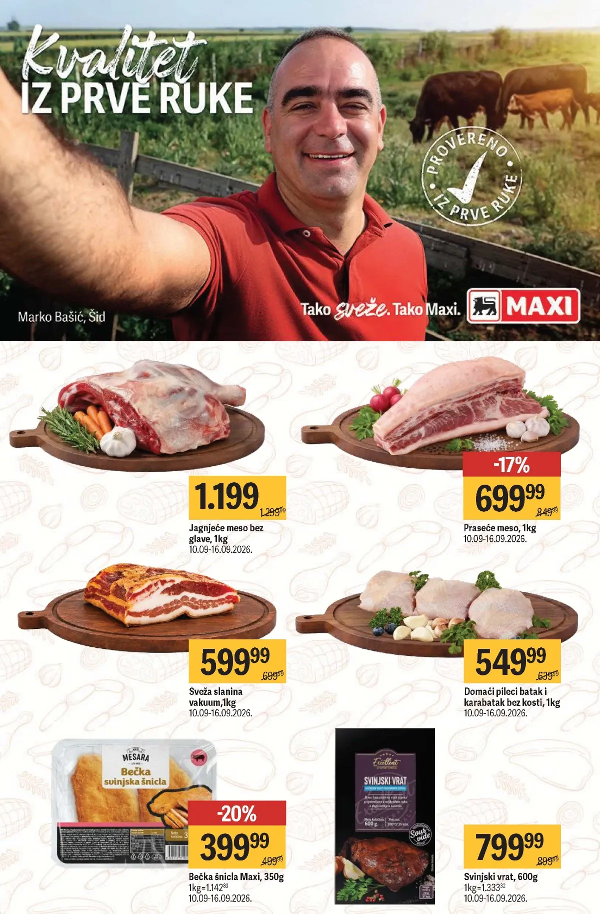 Maxi katalog – svinjetina, jagnjetina i pileće meso