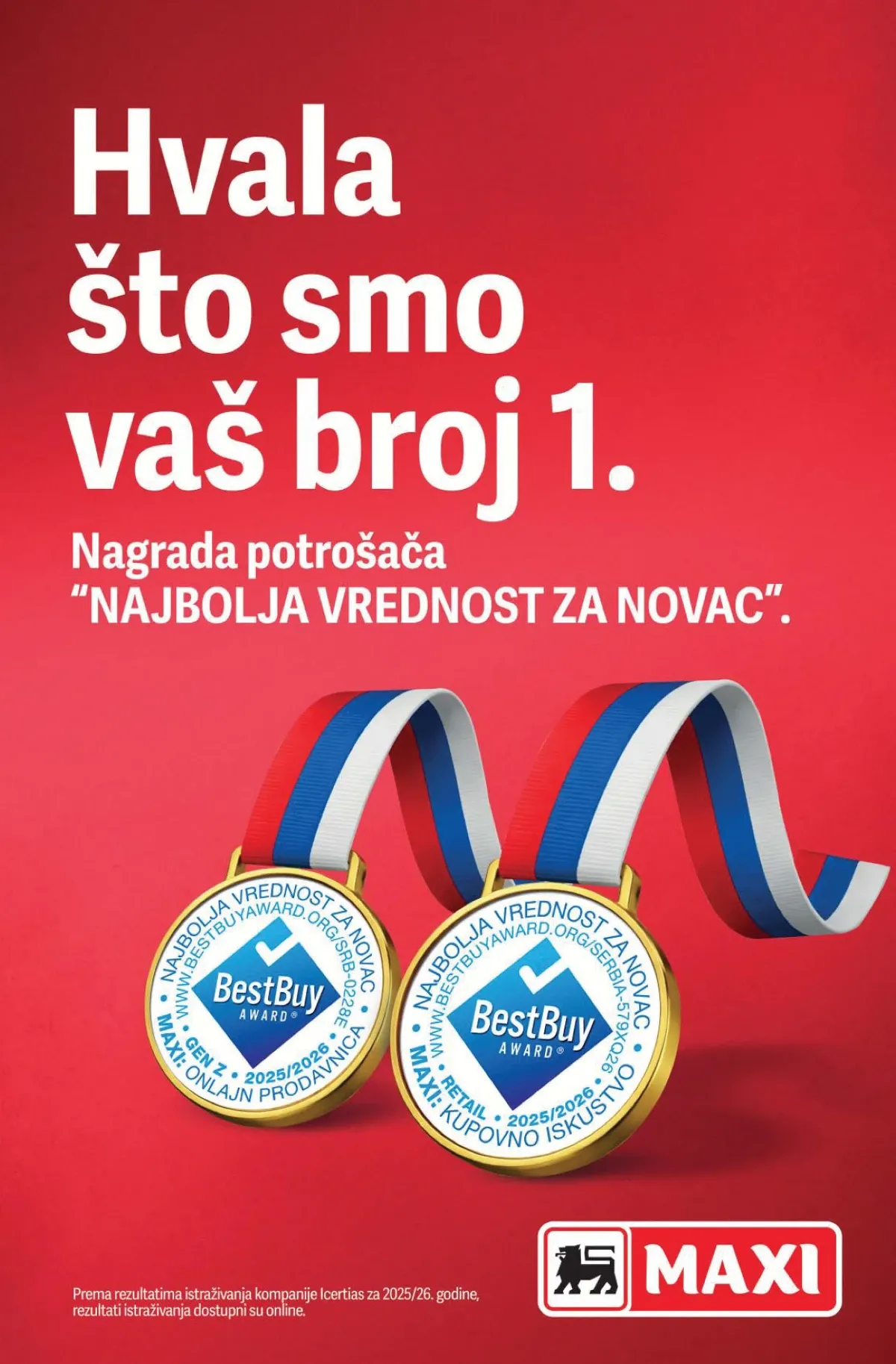 Maxi – nagrada potrošača za najbolju vrednost za novac