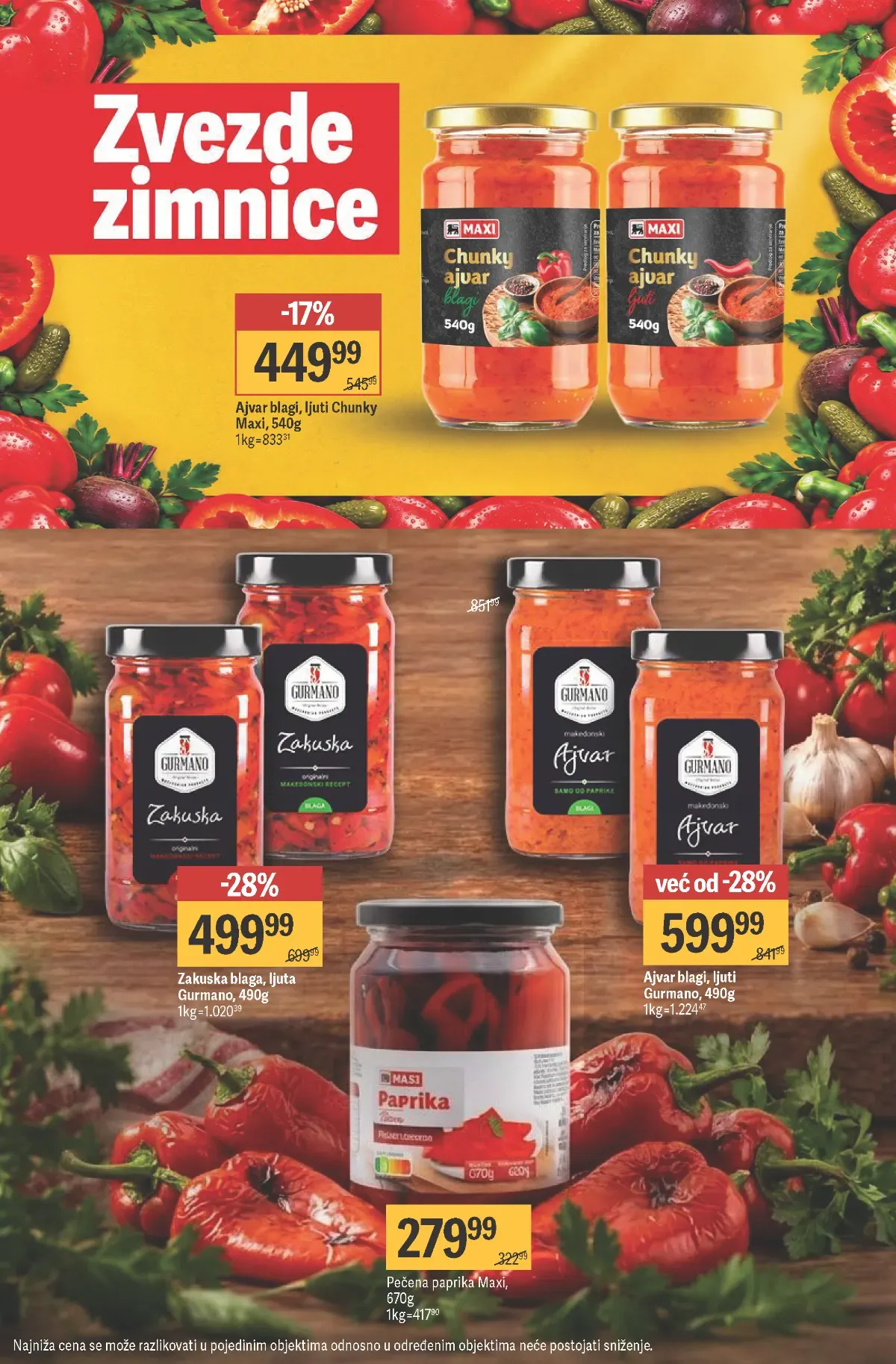 Maxi katalog – strana 2, proizvodi za zimnicu