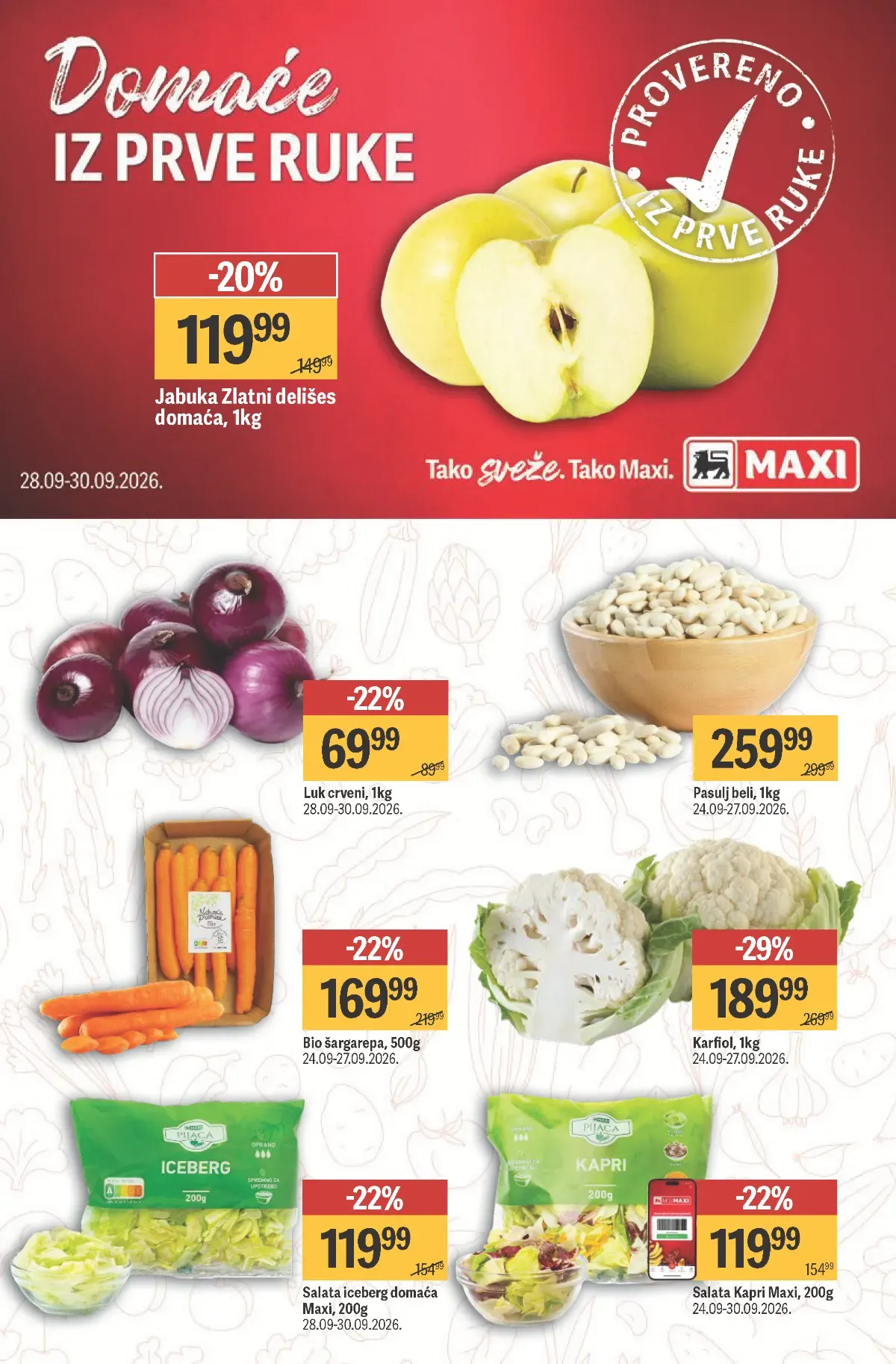 Maxi katalog – strana 10, voće i povrće