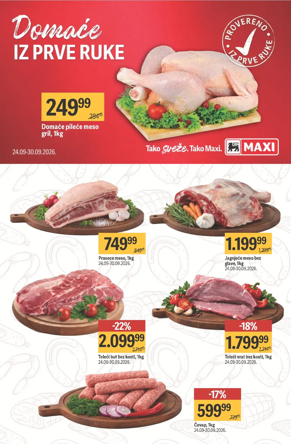 Maxi katalog – strana 12, sveže meso