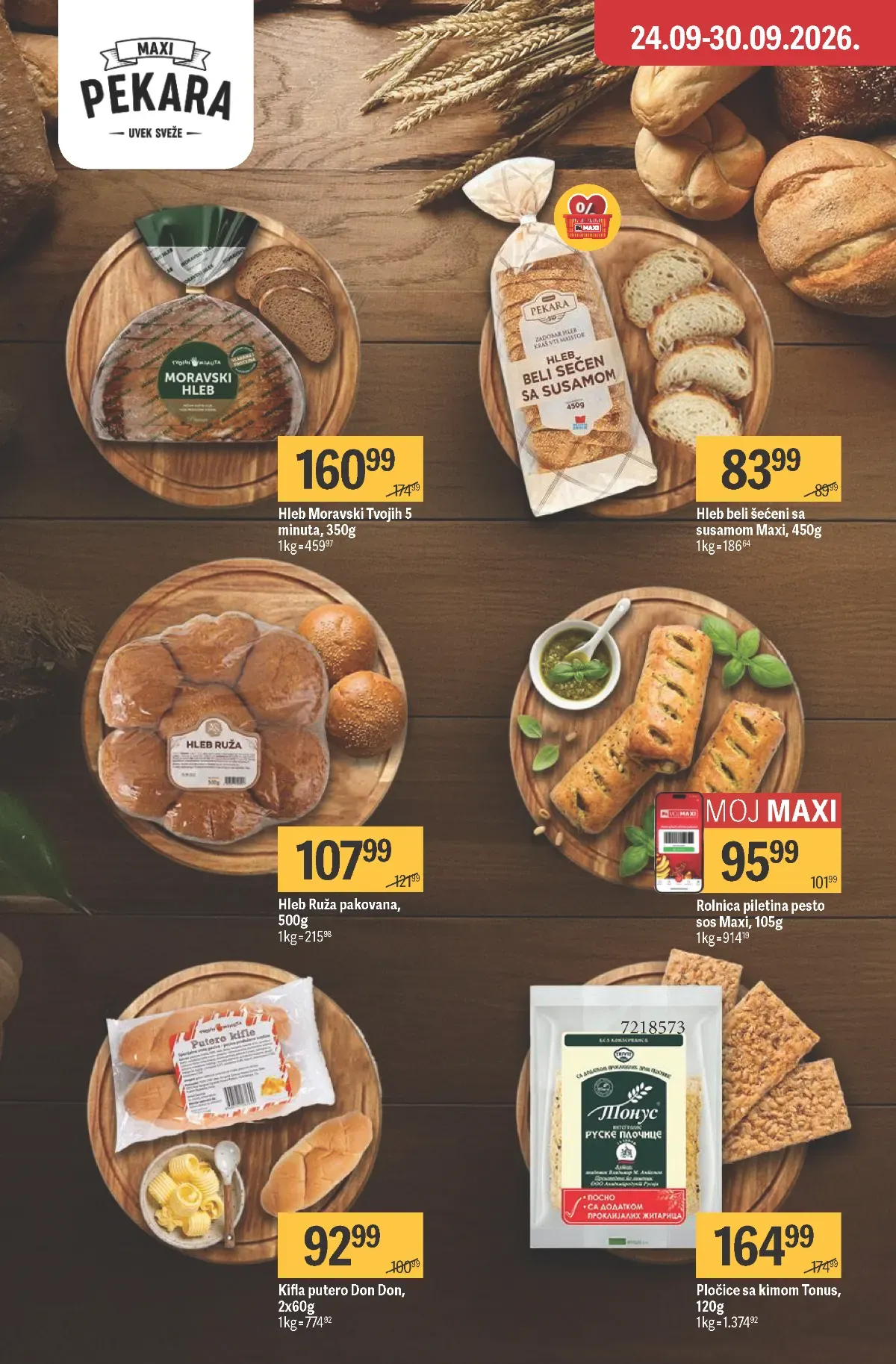 Maxi katalog – strana 15, hleb i peciva