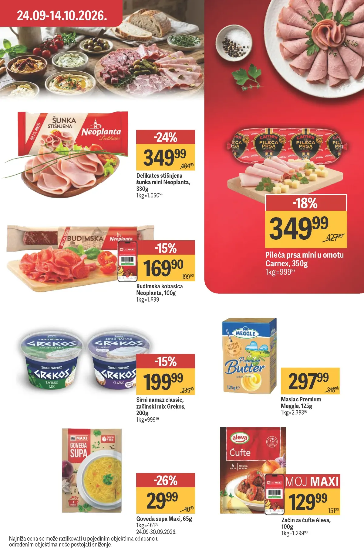 Maxi katalog – strana 21, maslac i prehrambeni proizvodi