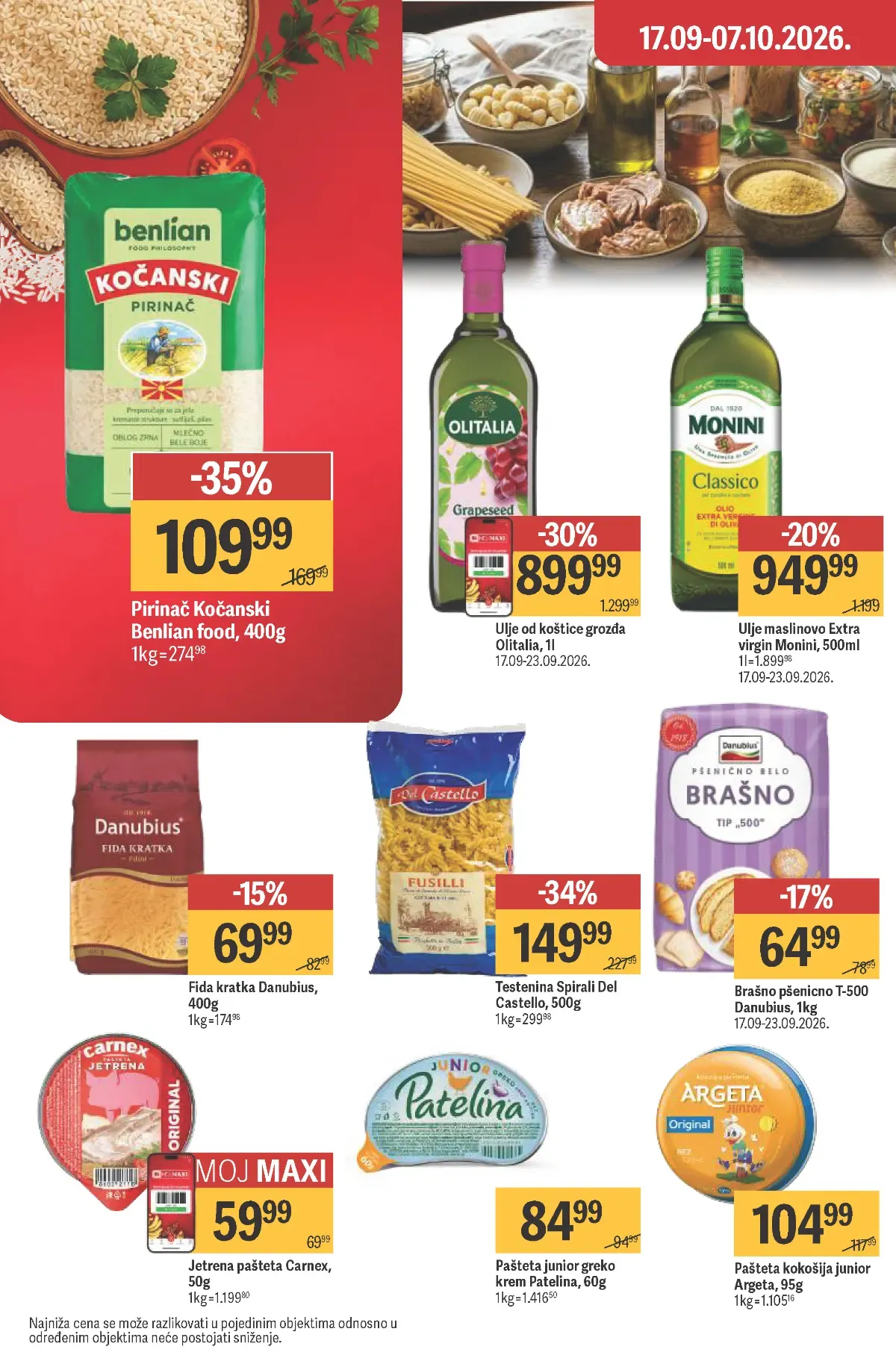Maxi katalog – strana 24, pirinač i testenina