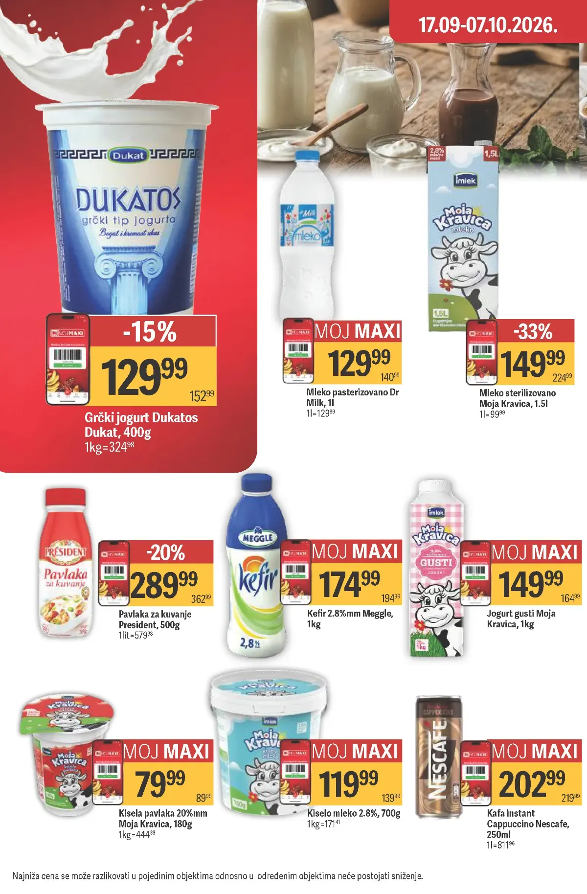 Maxi katalog – strana 30, mleko i pavlaka