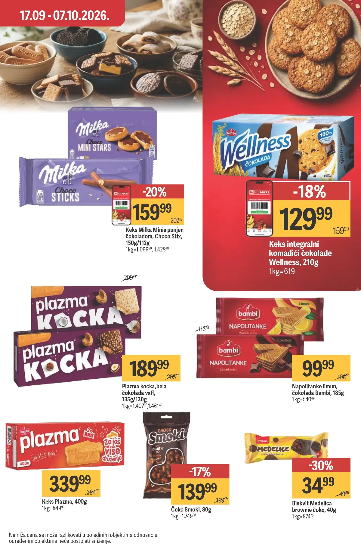 Maxi katalog – strana 38, keks i grickalice